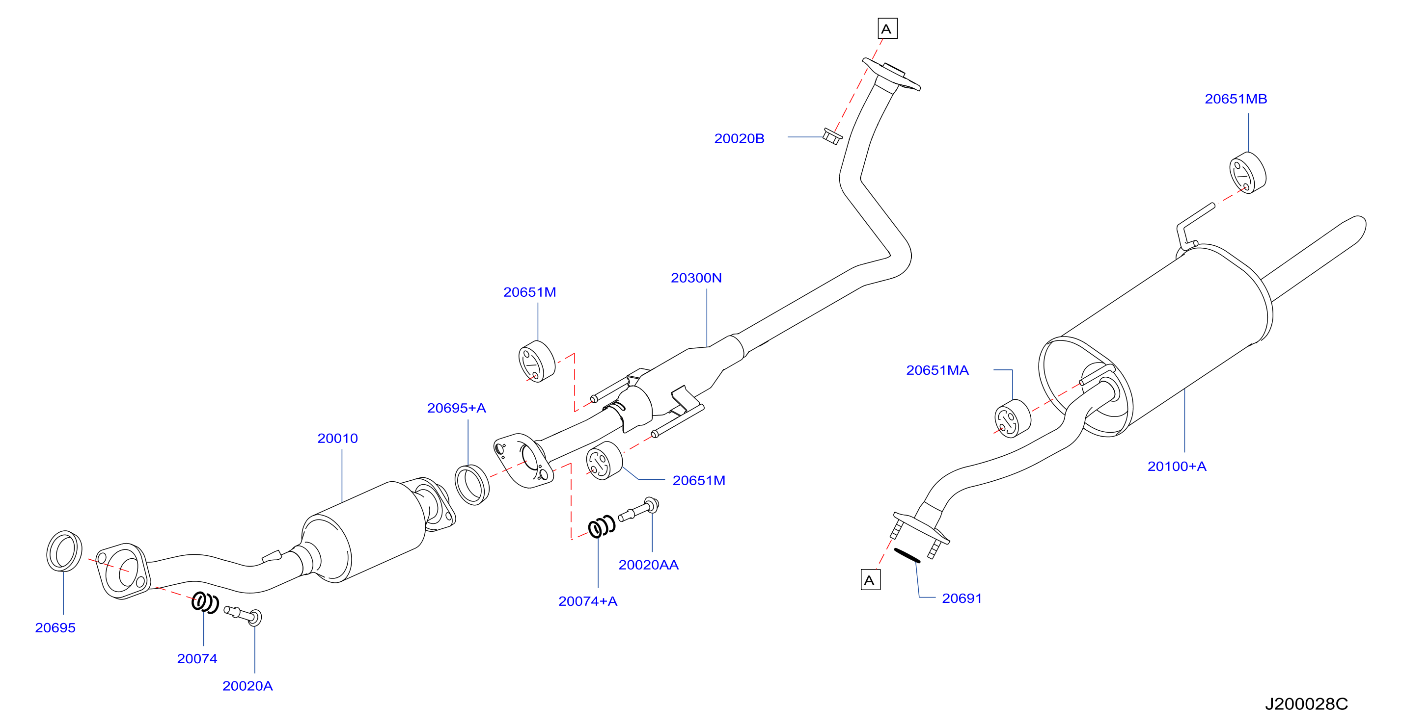 Exhaust Tube Muffler