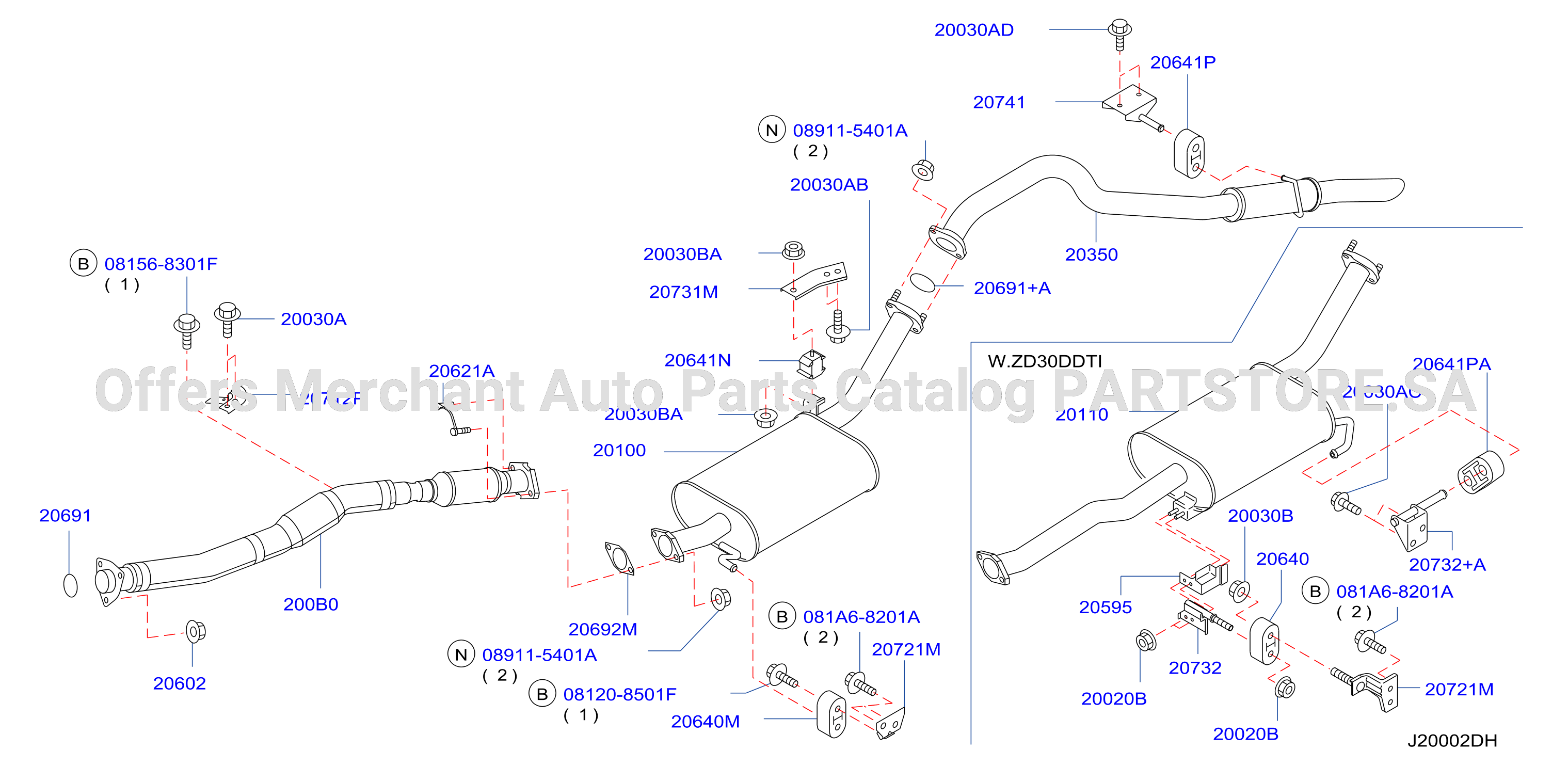 Exhaust Tube Muffler