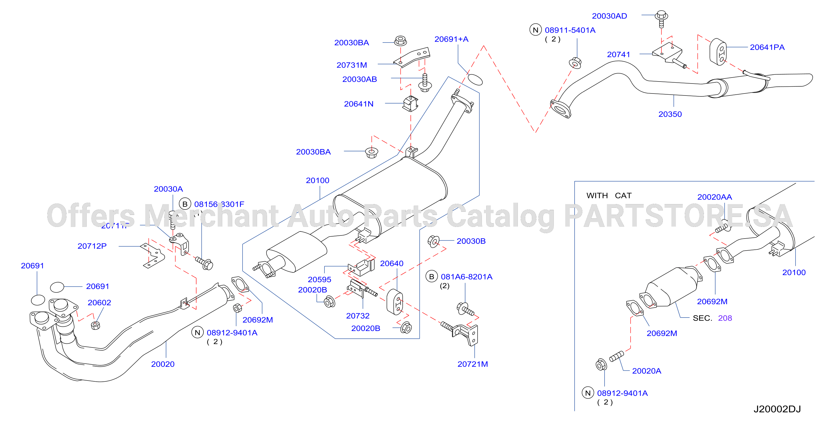 Exhaust Tube Muffler