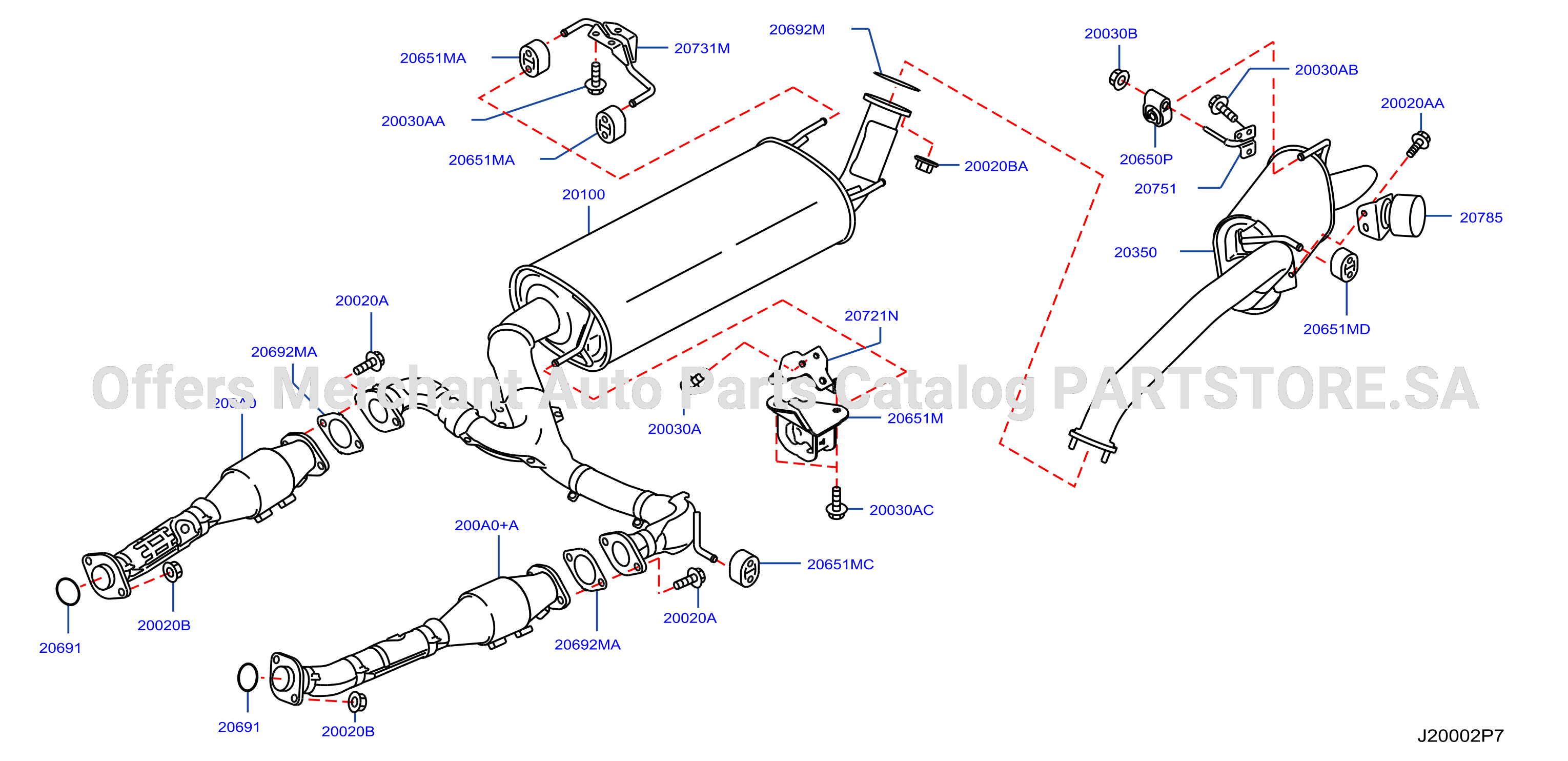 Exhaust Tube Muffler