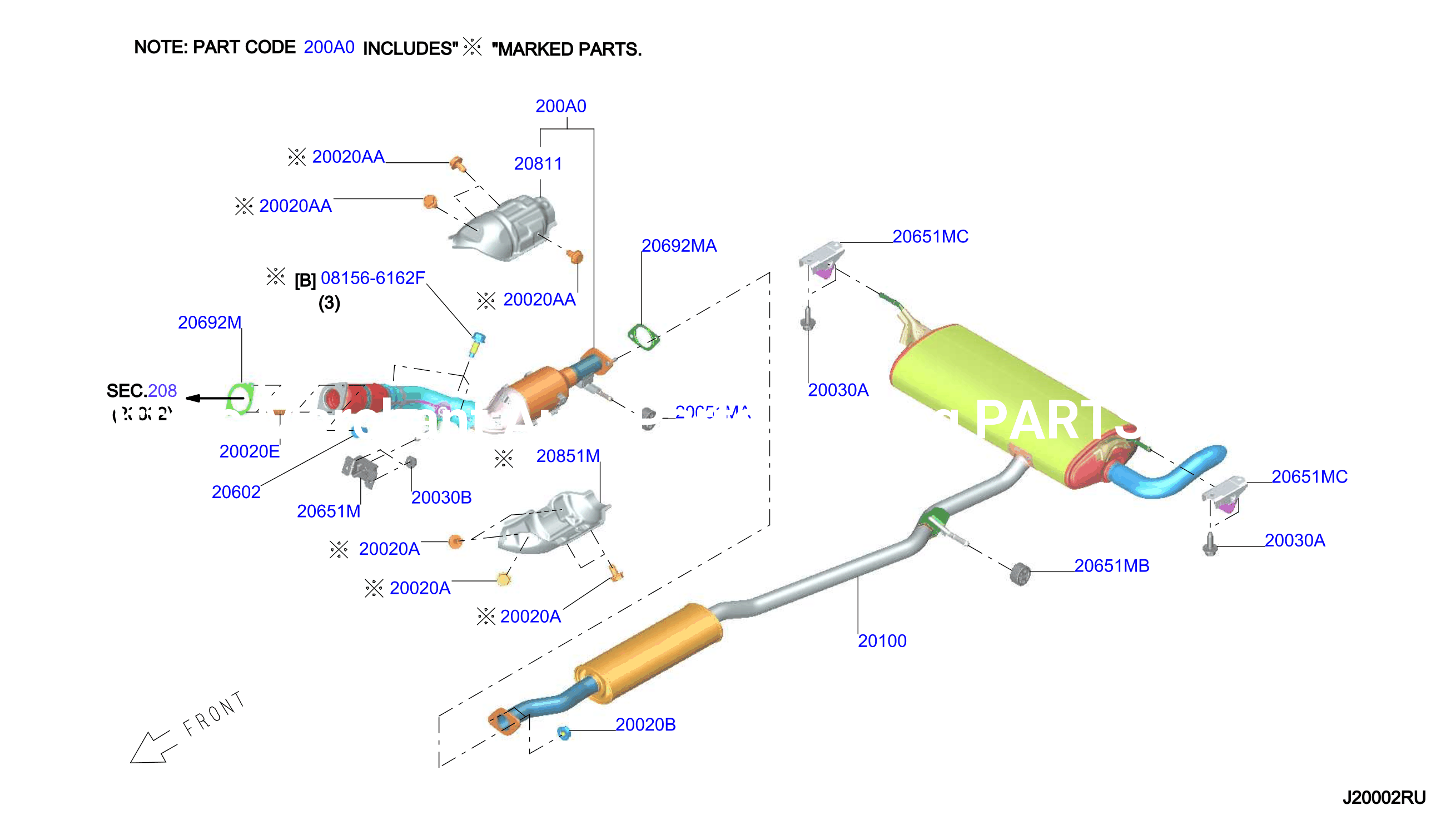 Exhaust Tube Muffler