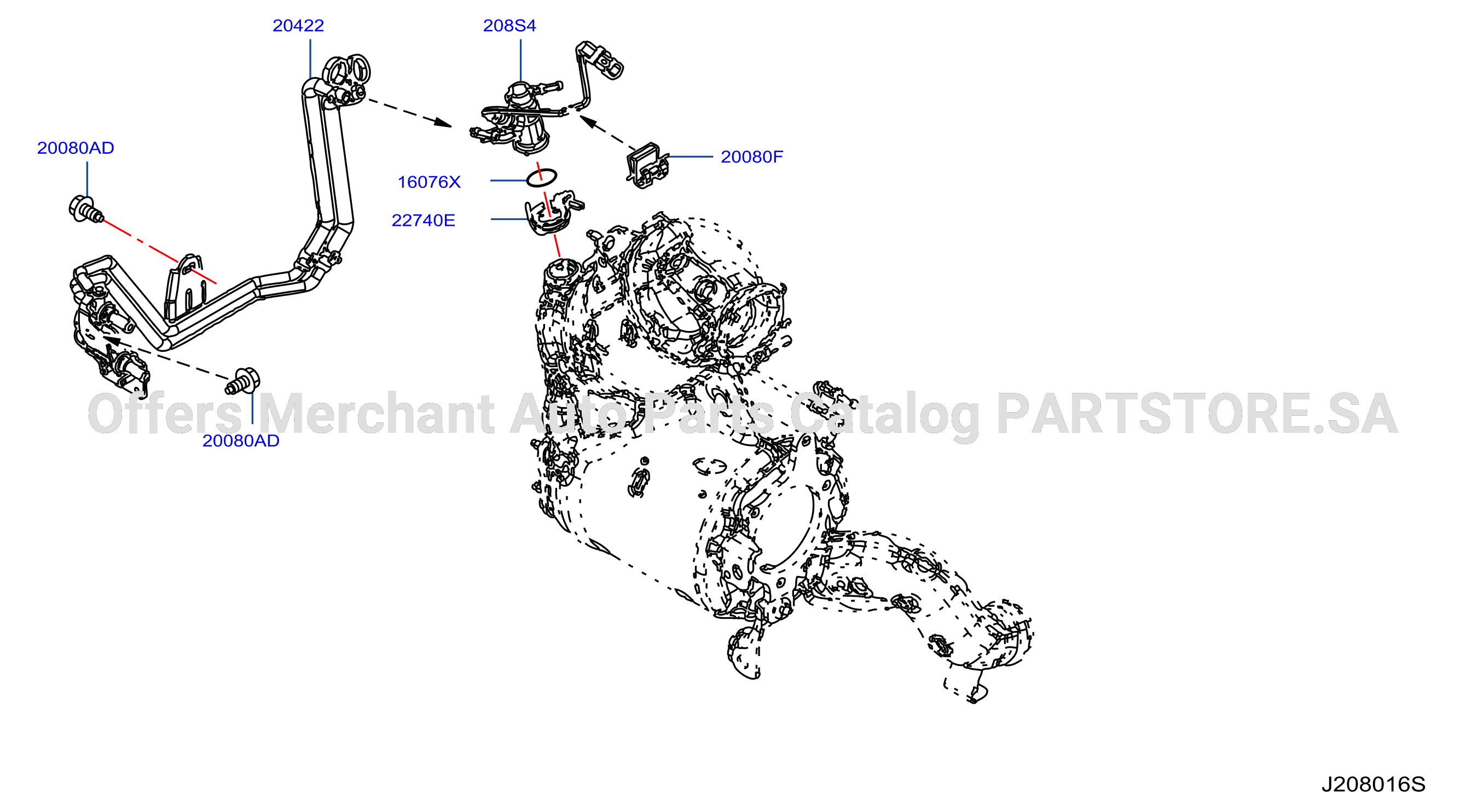 Catalyst Converter Exhaust Fuel Ure In Hose Urea