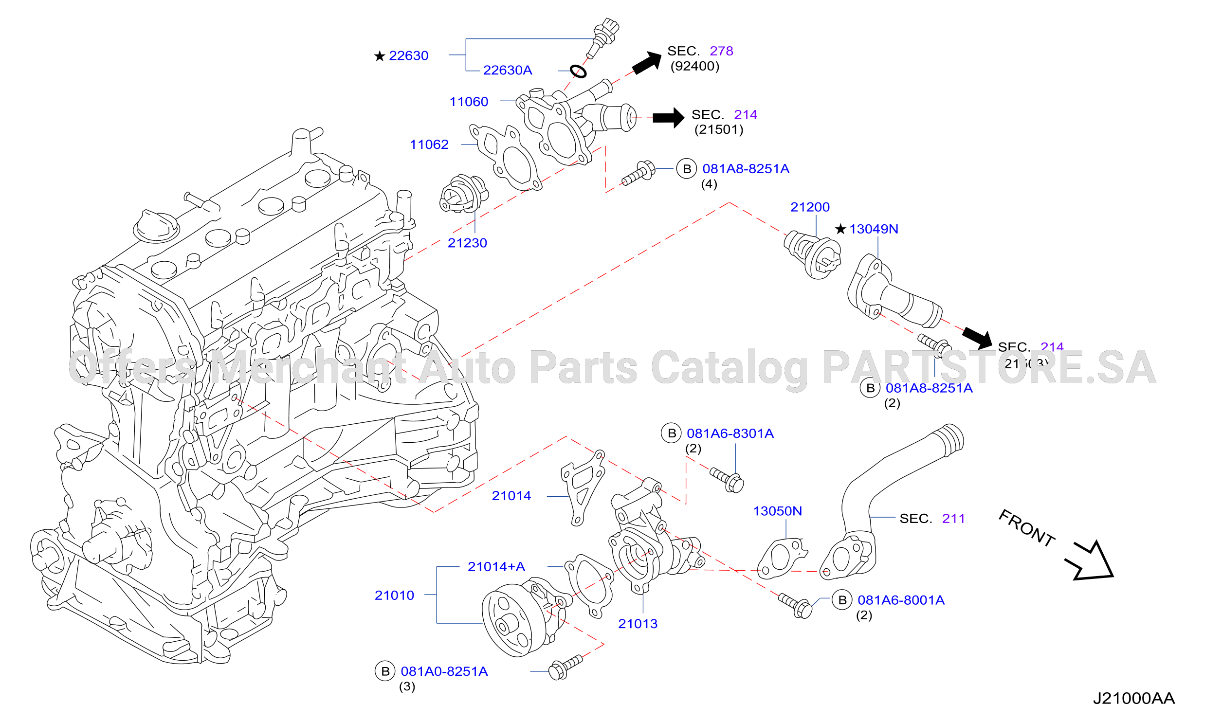 Water Pump Cooling Fan Thermostat