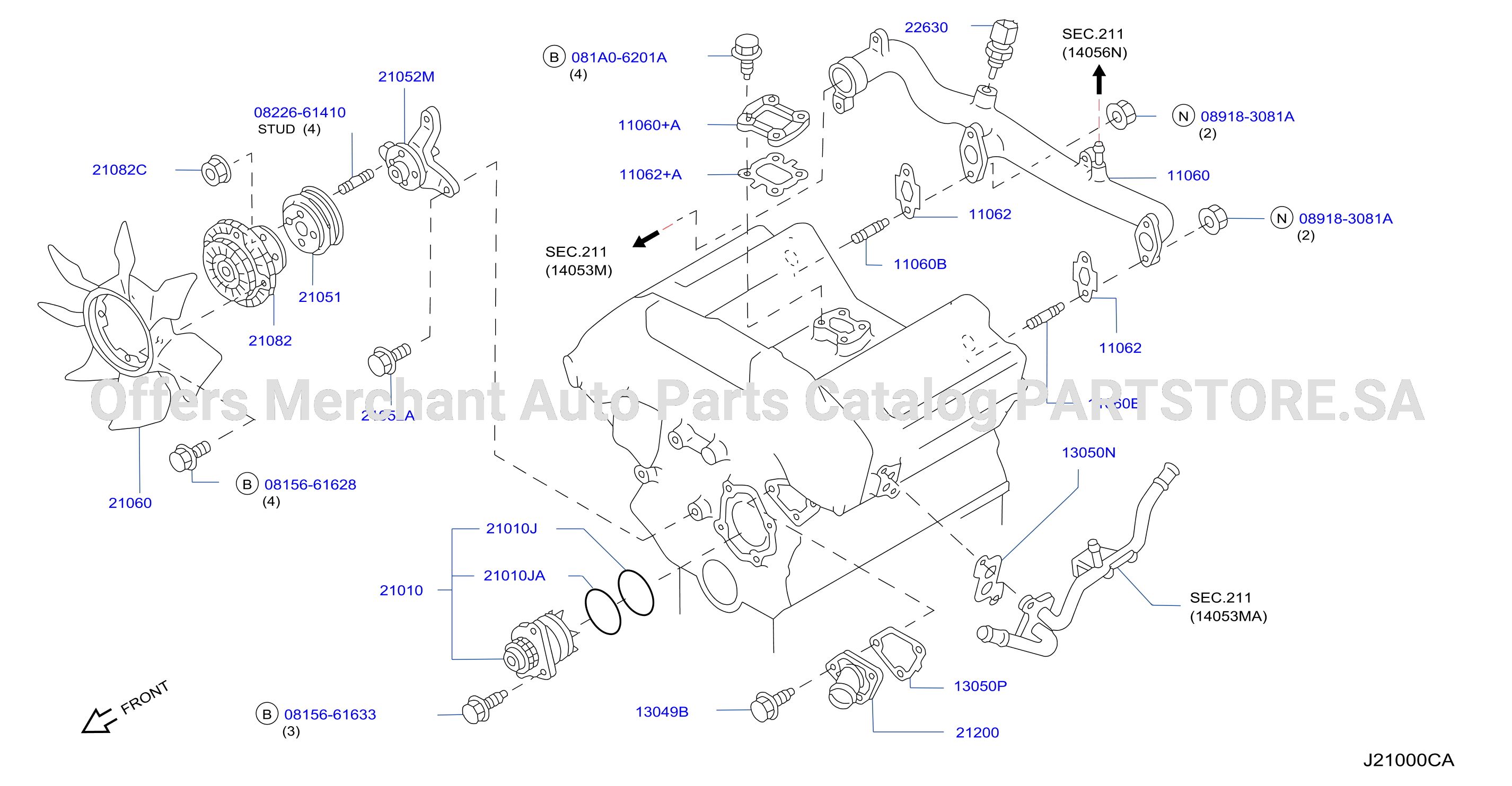 Water Pump Cooling Fan Thermostat