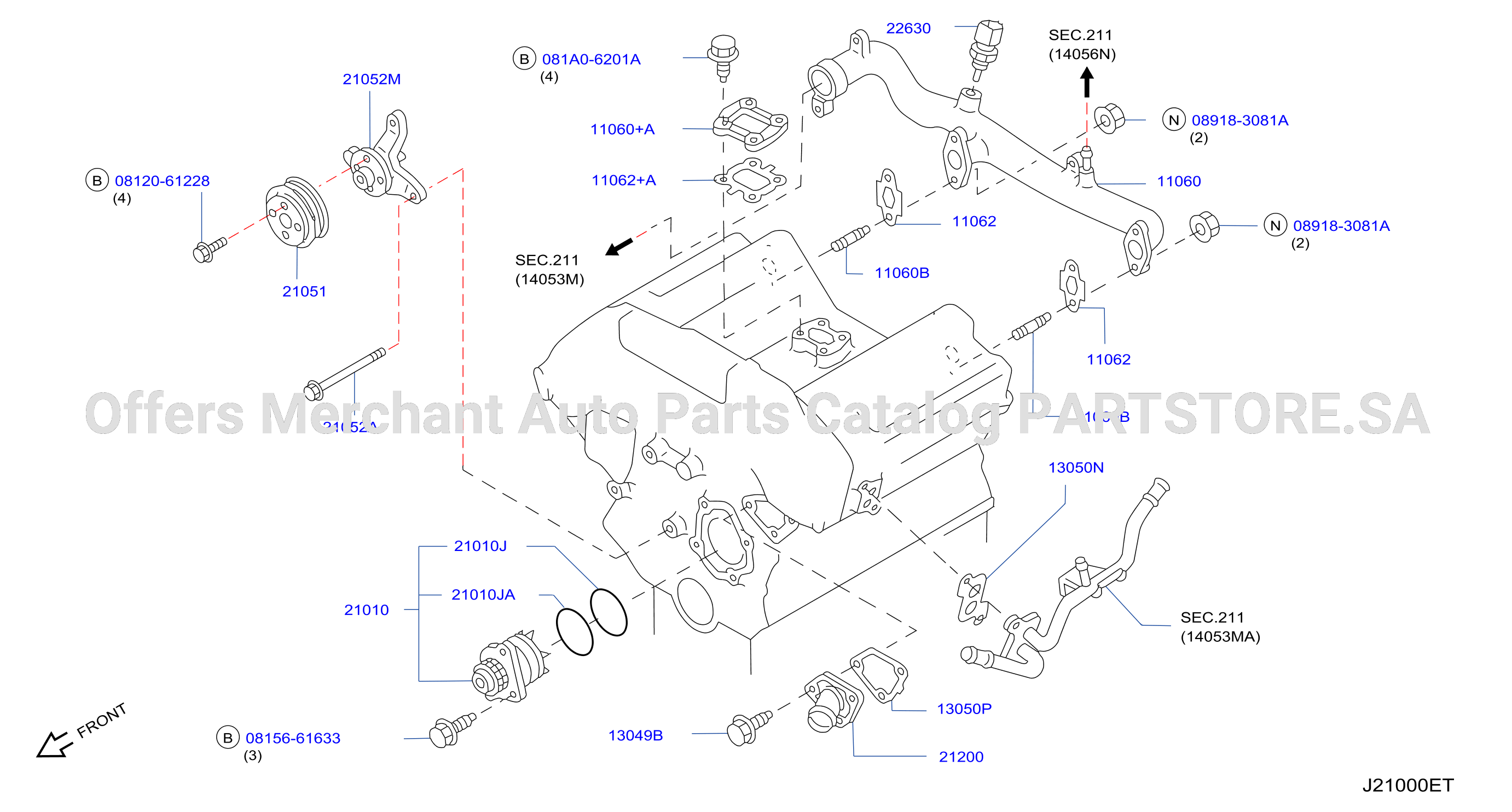 Water Pump Cooling Fan Thermostat