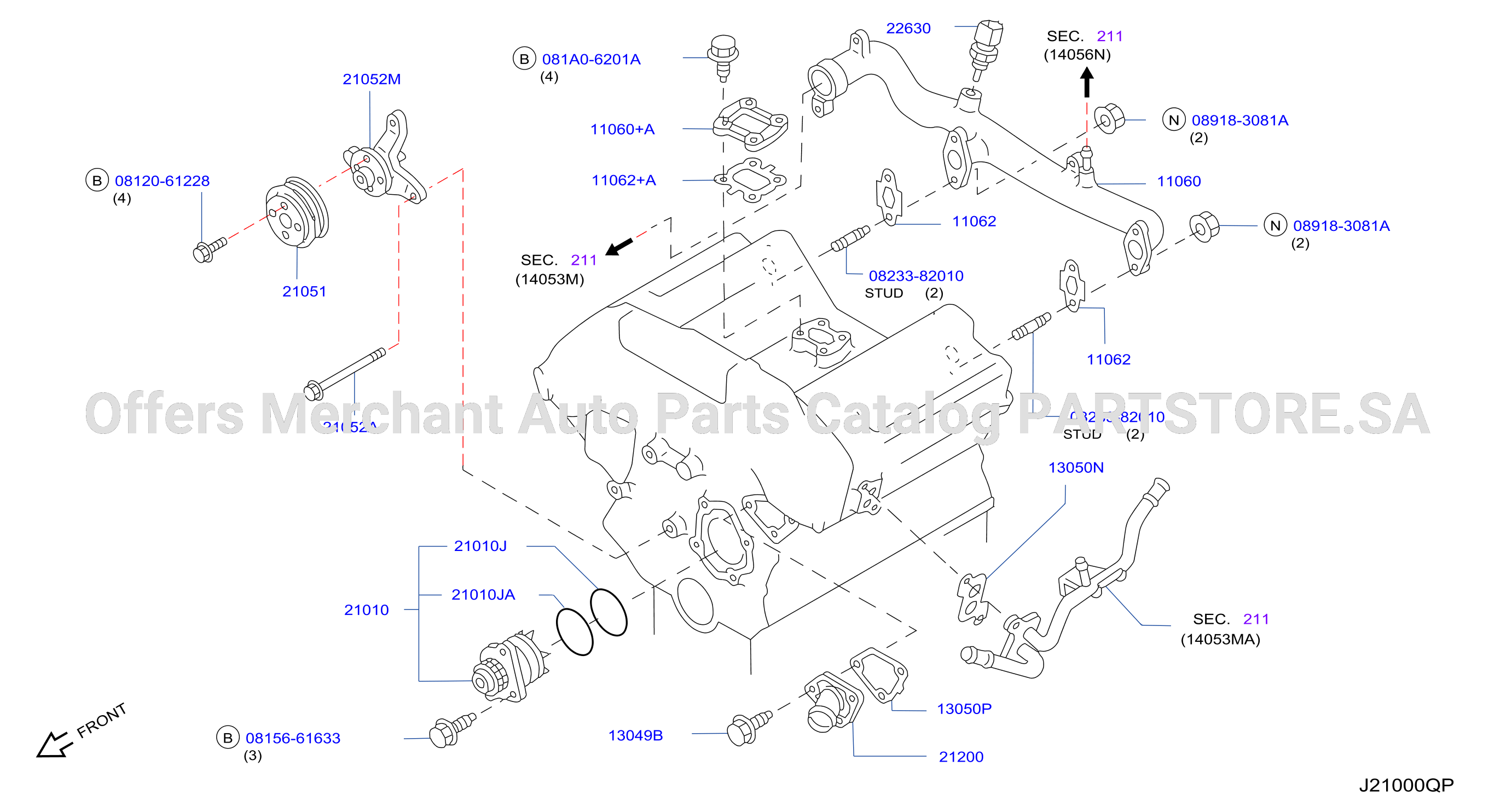 Water Pump Cooling Fan Thermostat