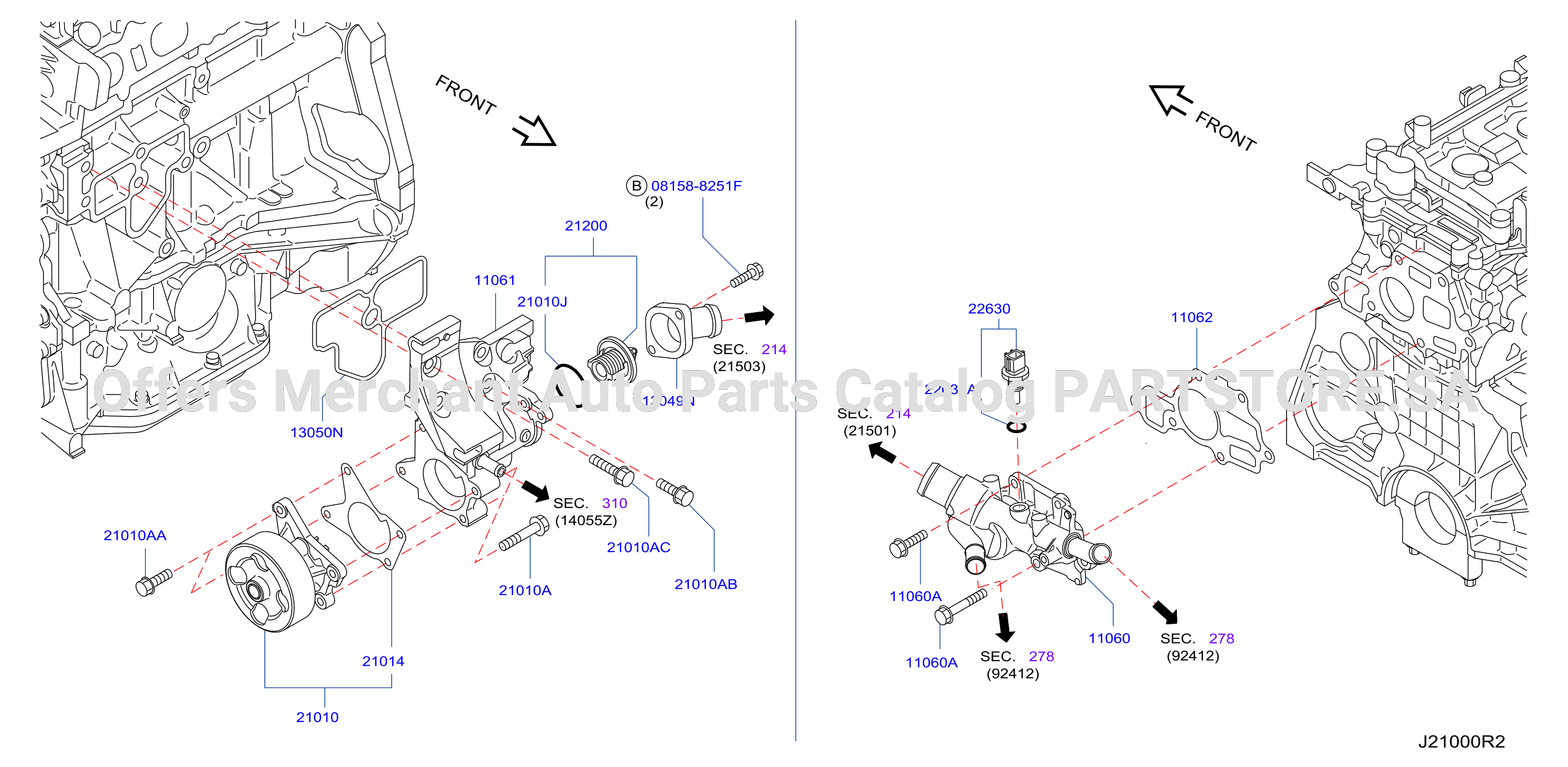 Water Pump Cooling Fan Thermostat