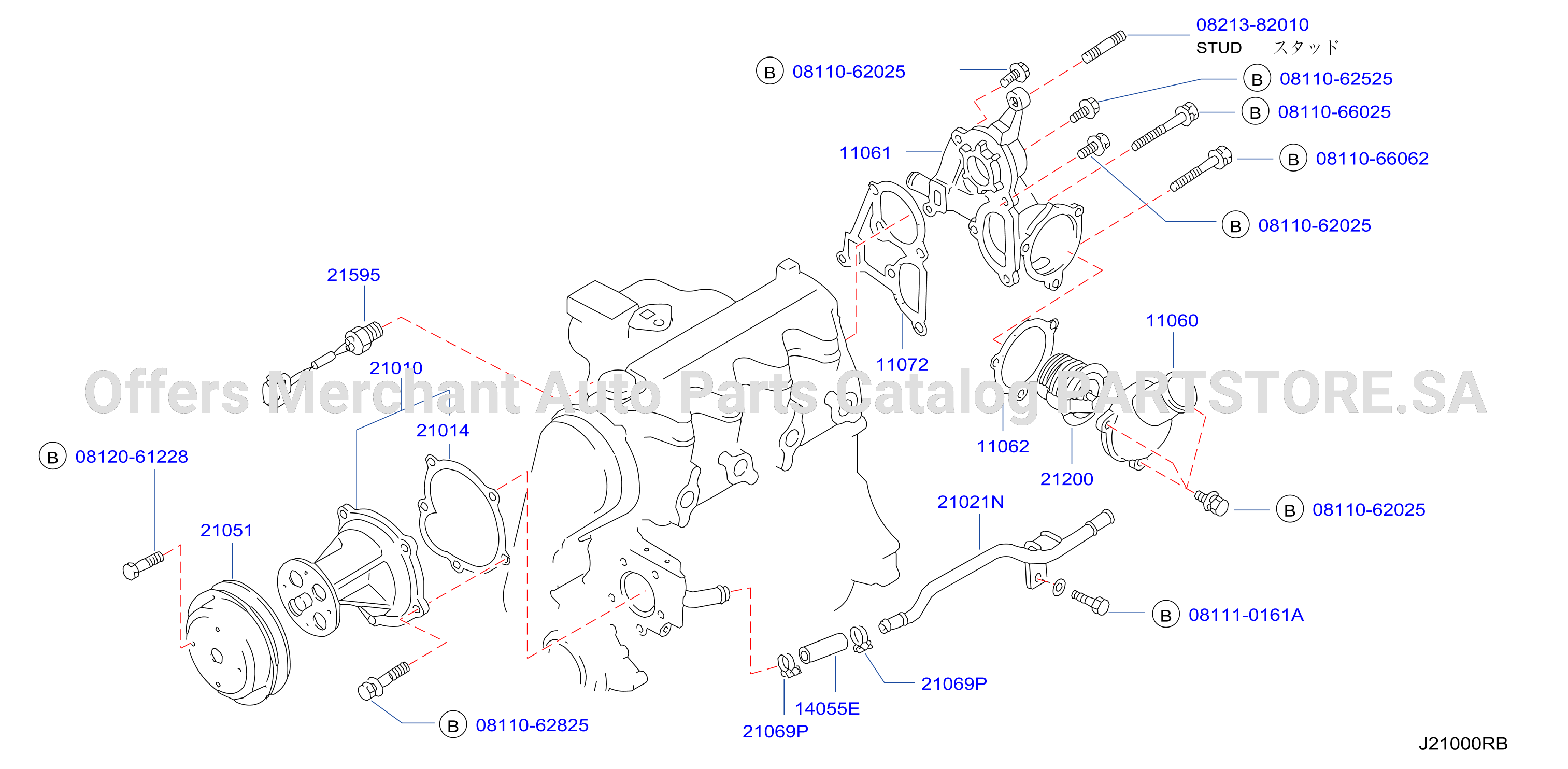 Water Pump Cooling Fan Thermostat