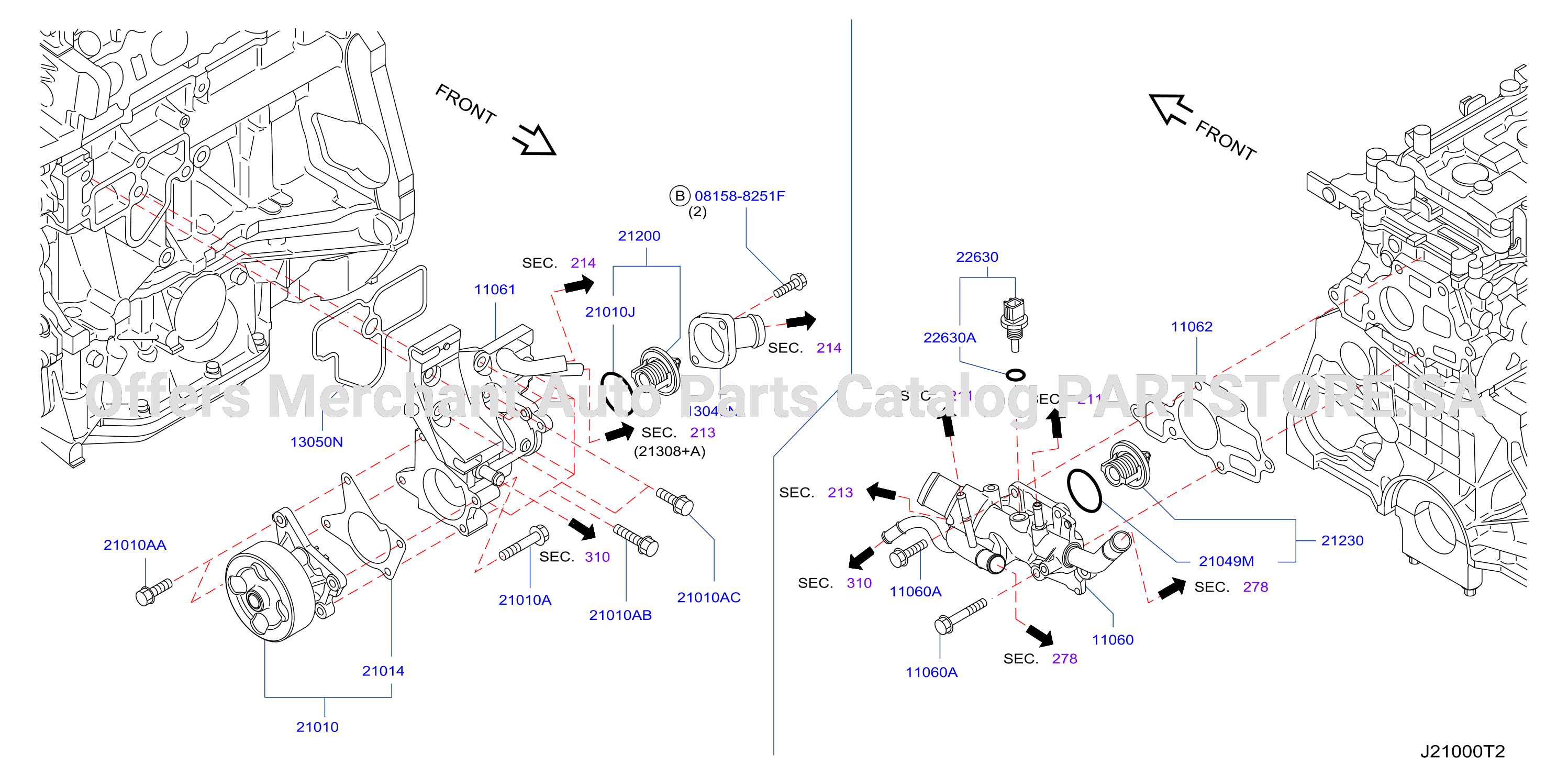 Water Pump Cooling Fan Thermostat