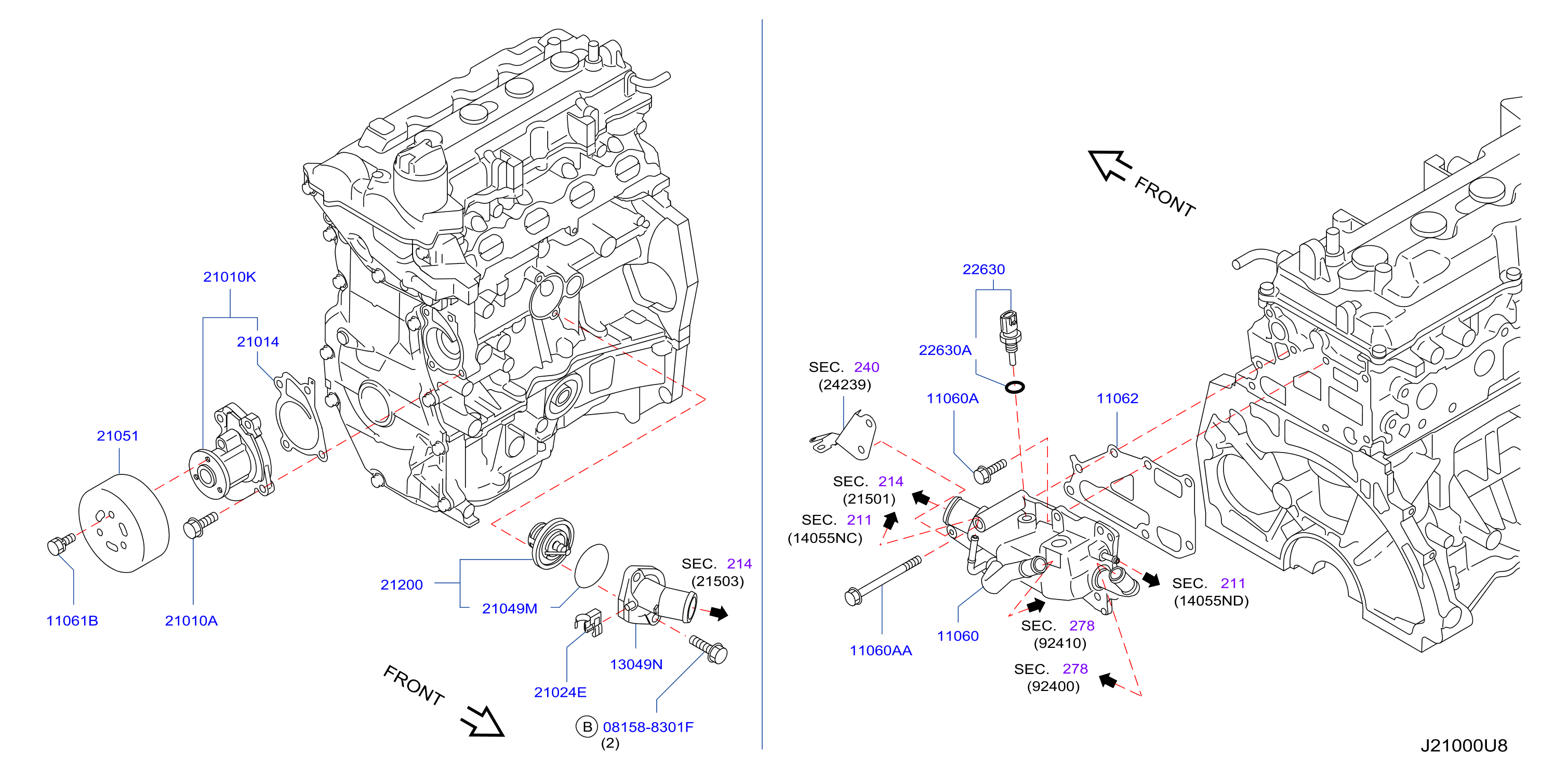 Water Pump Cooling Fan Thermostat