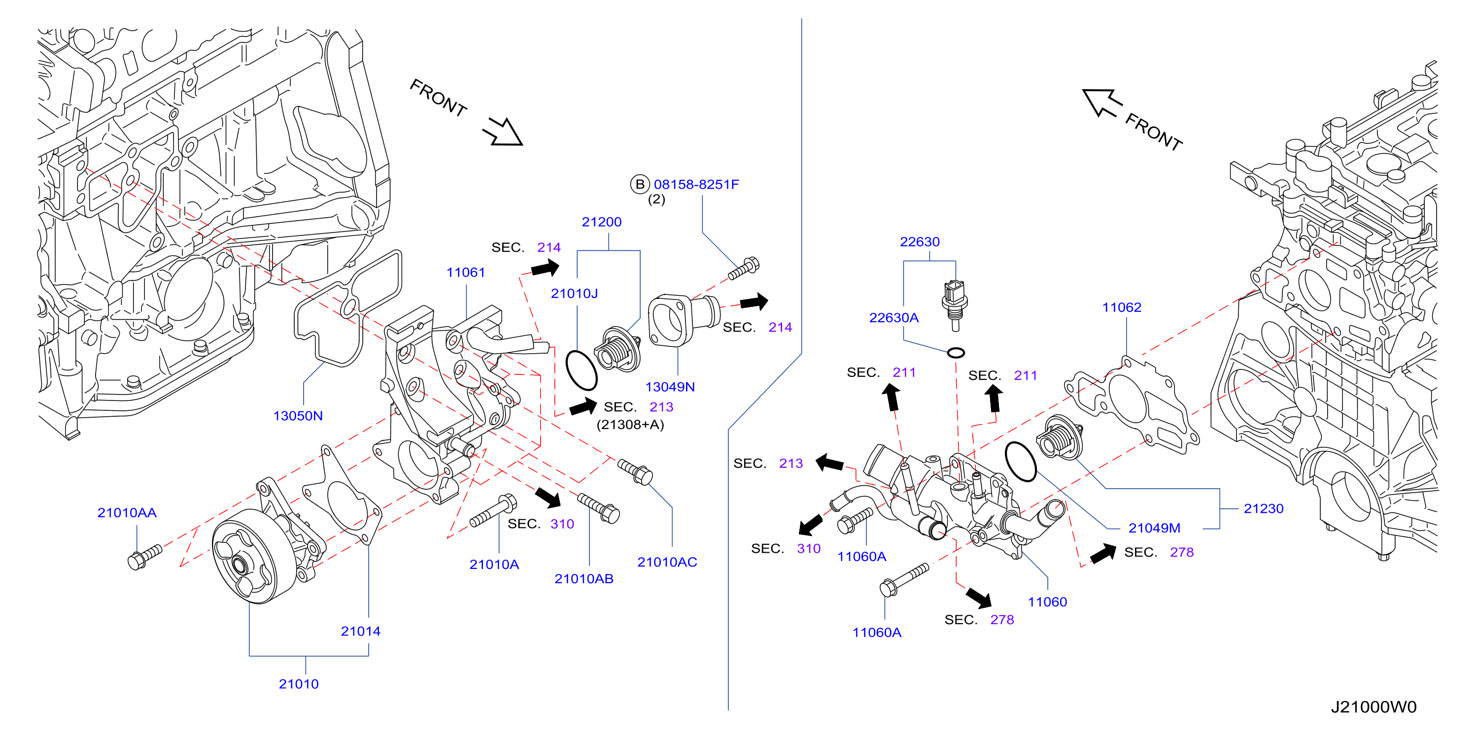 Water Pump Cooling Fan Thermostat