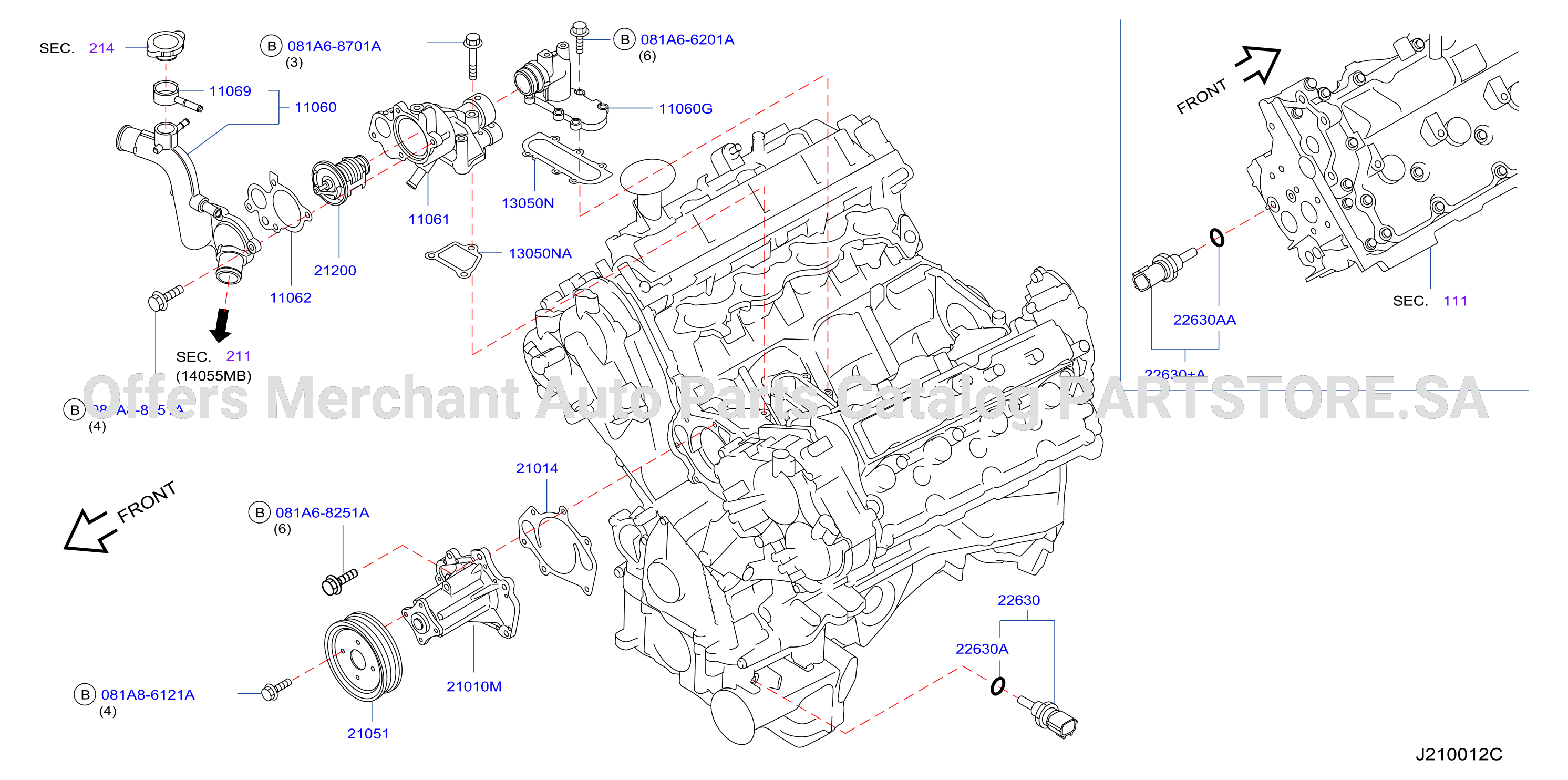 Water Pump Cooling Fan Thermostat