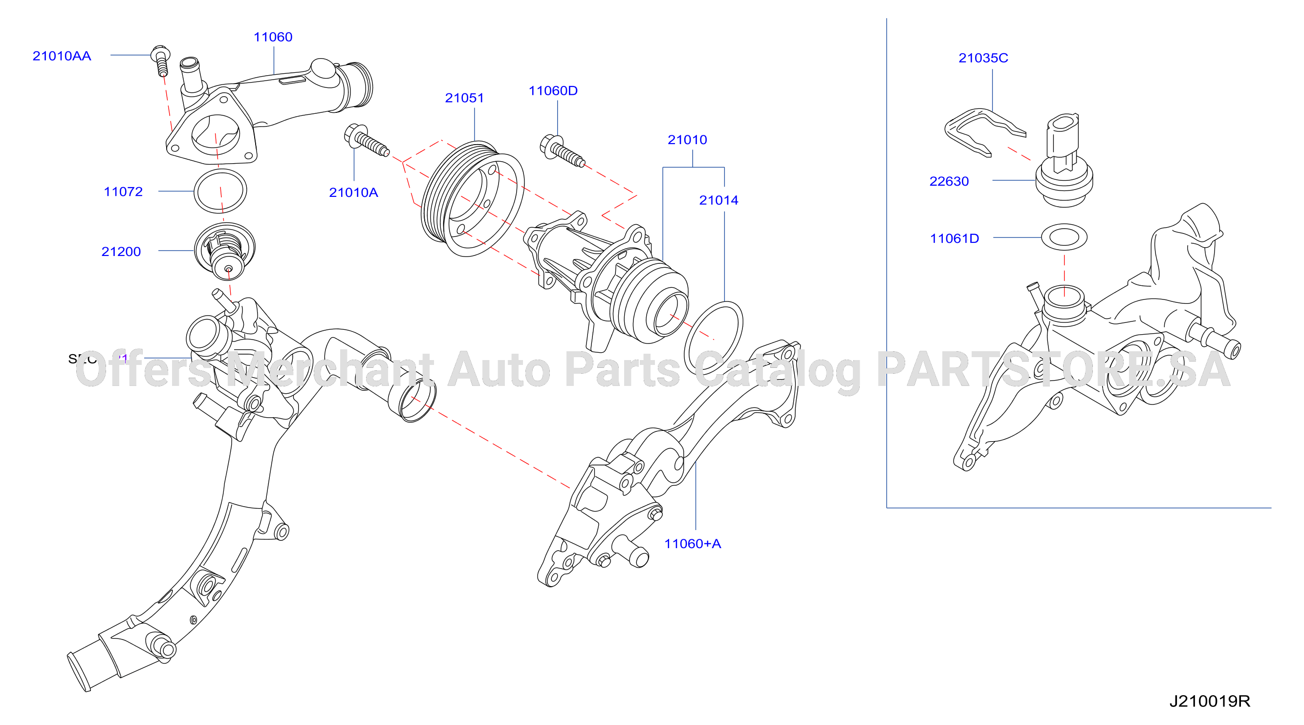 Water Pump Cooling Fan Thermostat Water Pump