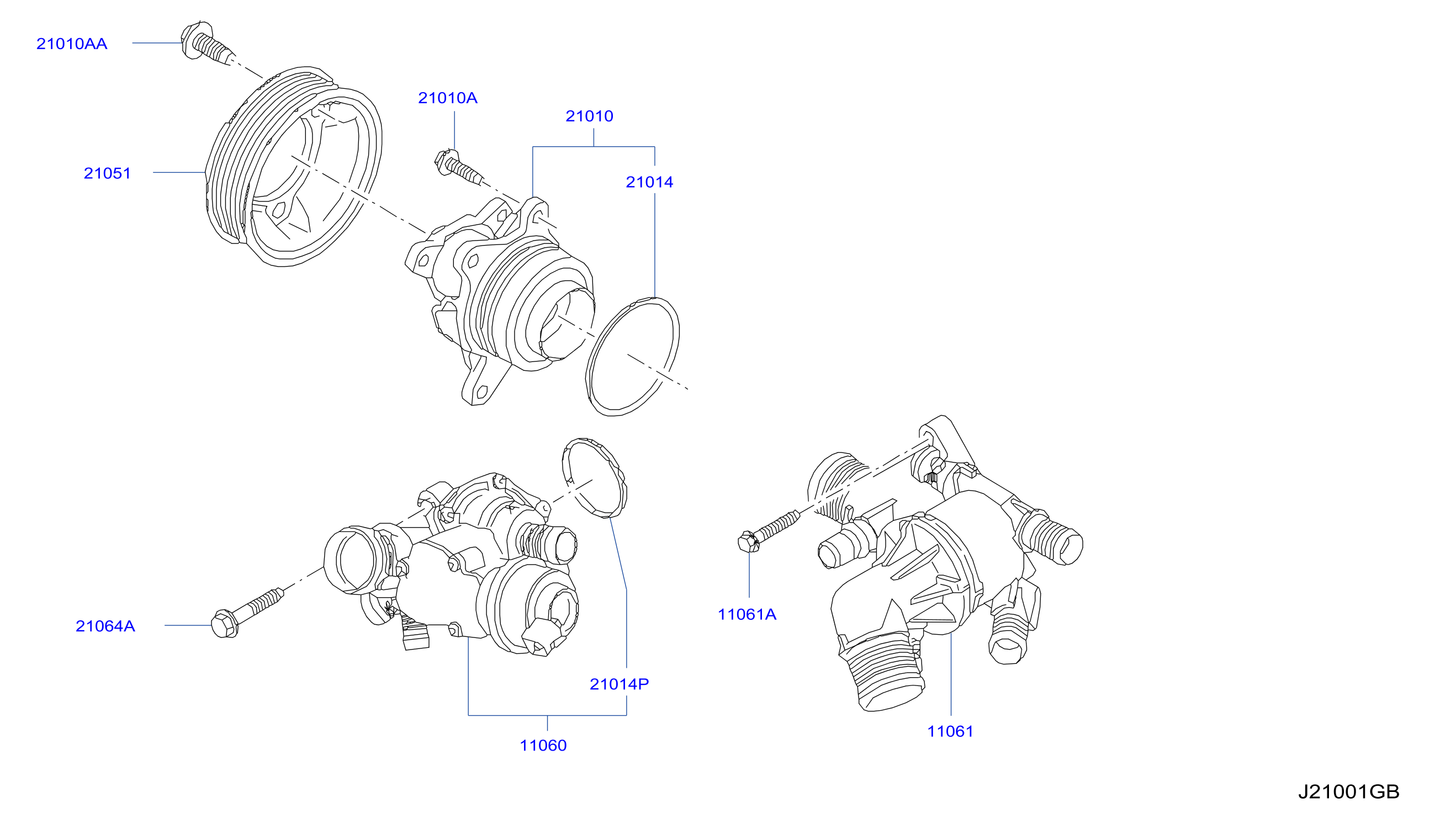 Water Pump Cooling Fan Thermostat