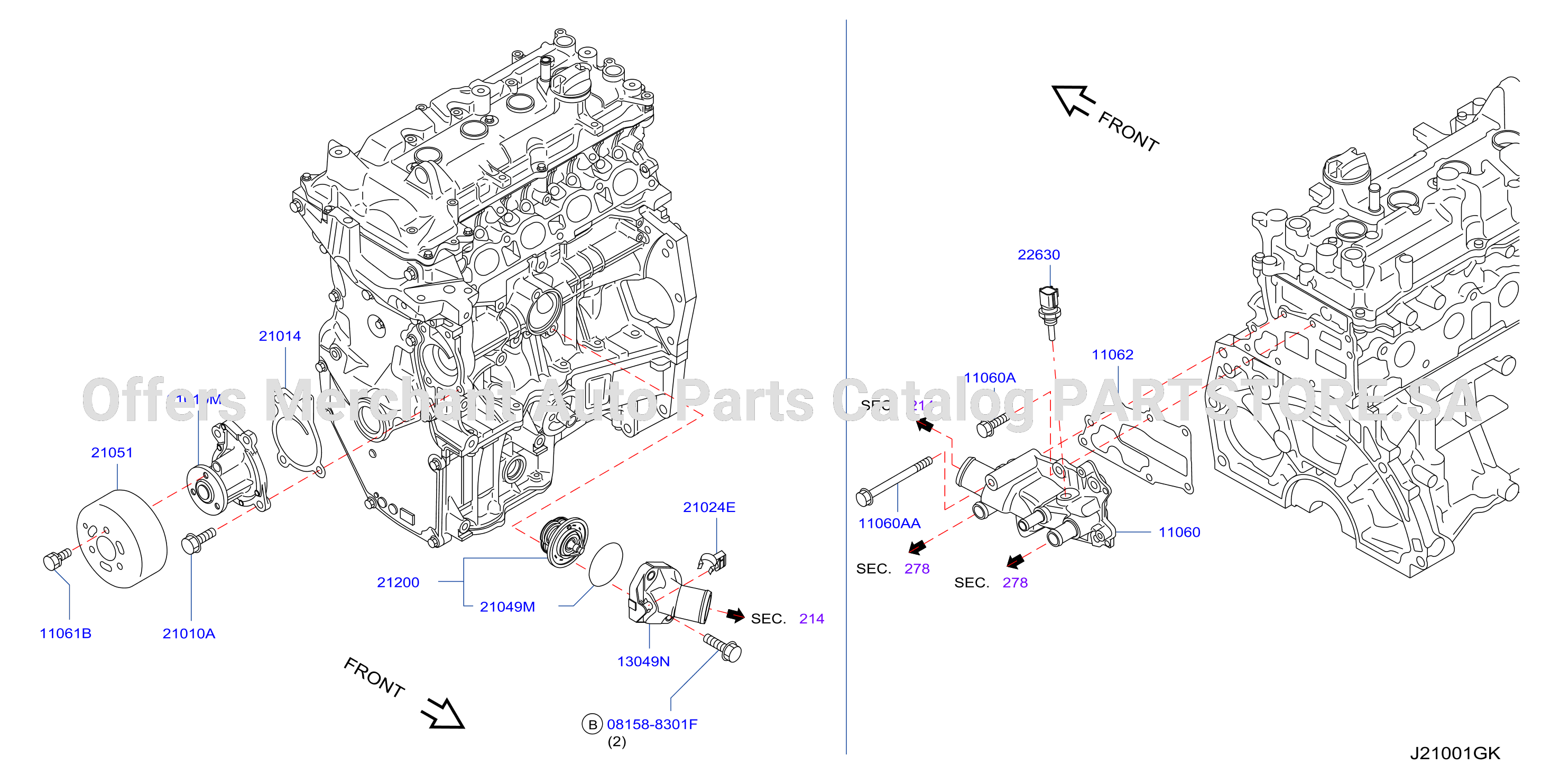 Water Pump Cooling Fan Thermostat