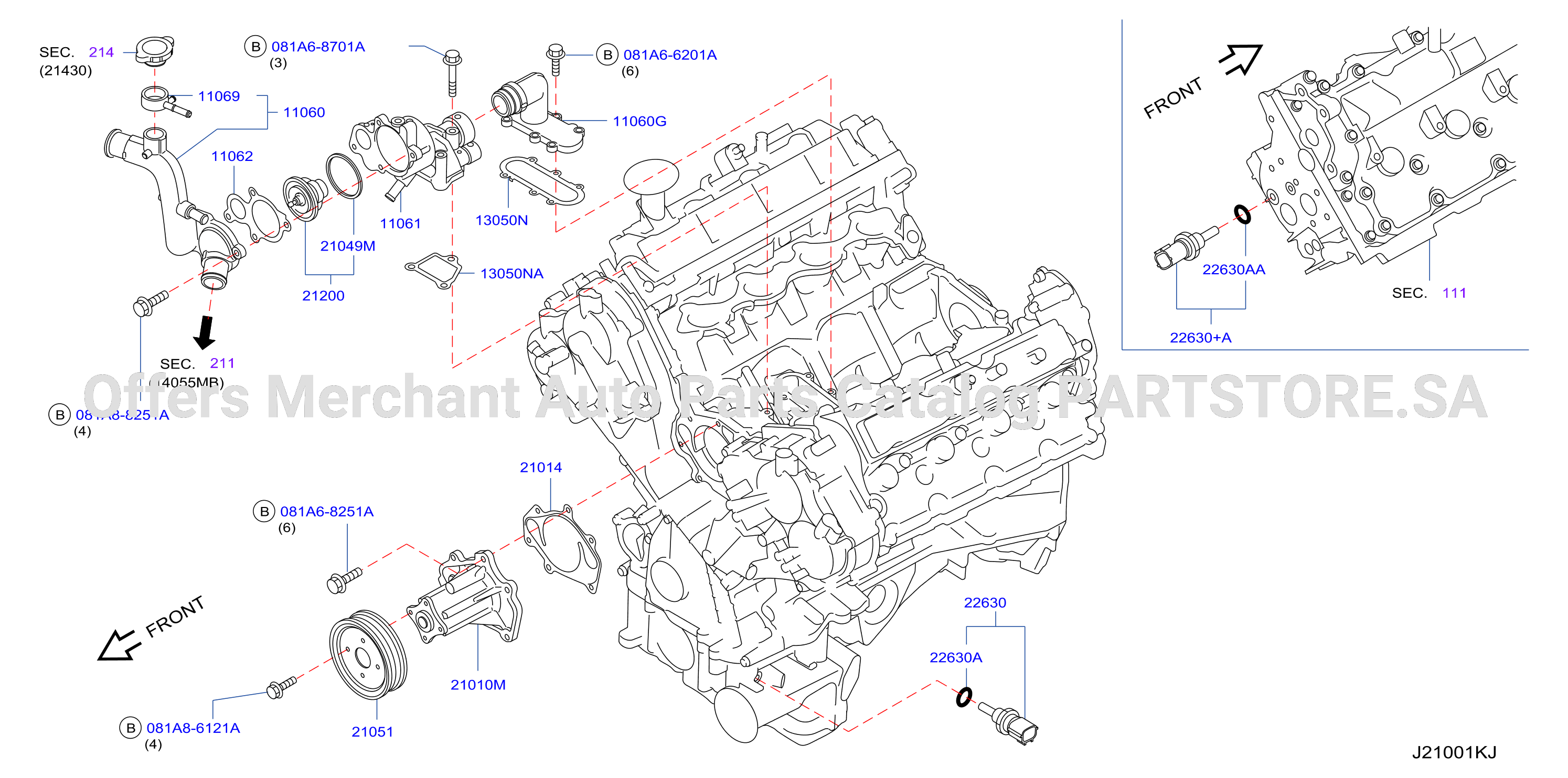 Water Pump Cooling Fan Thermostat