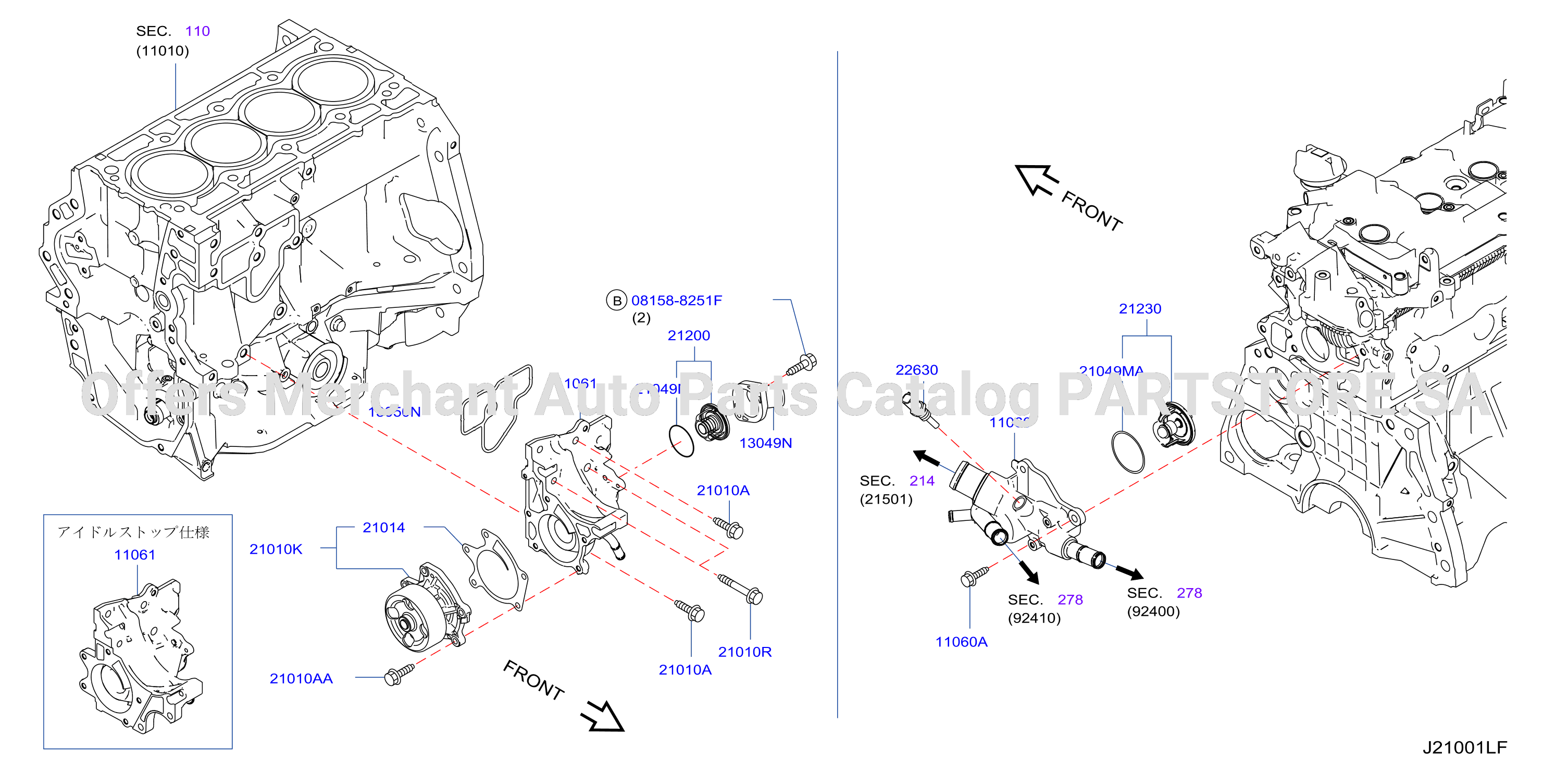 Water Pump Cooling Fan Thermostat