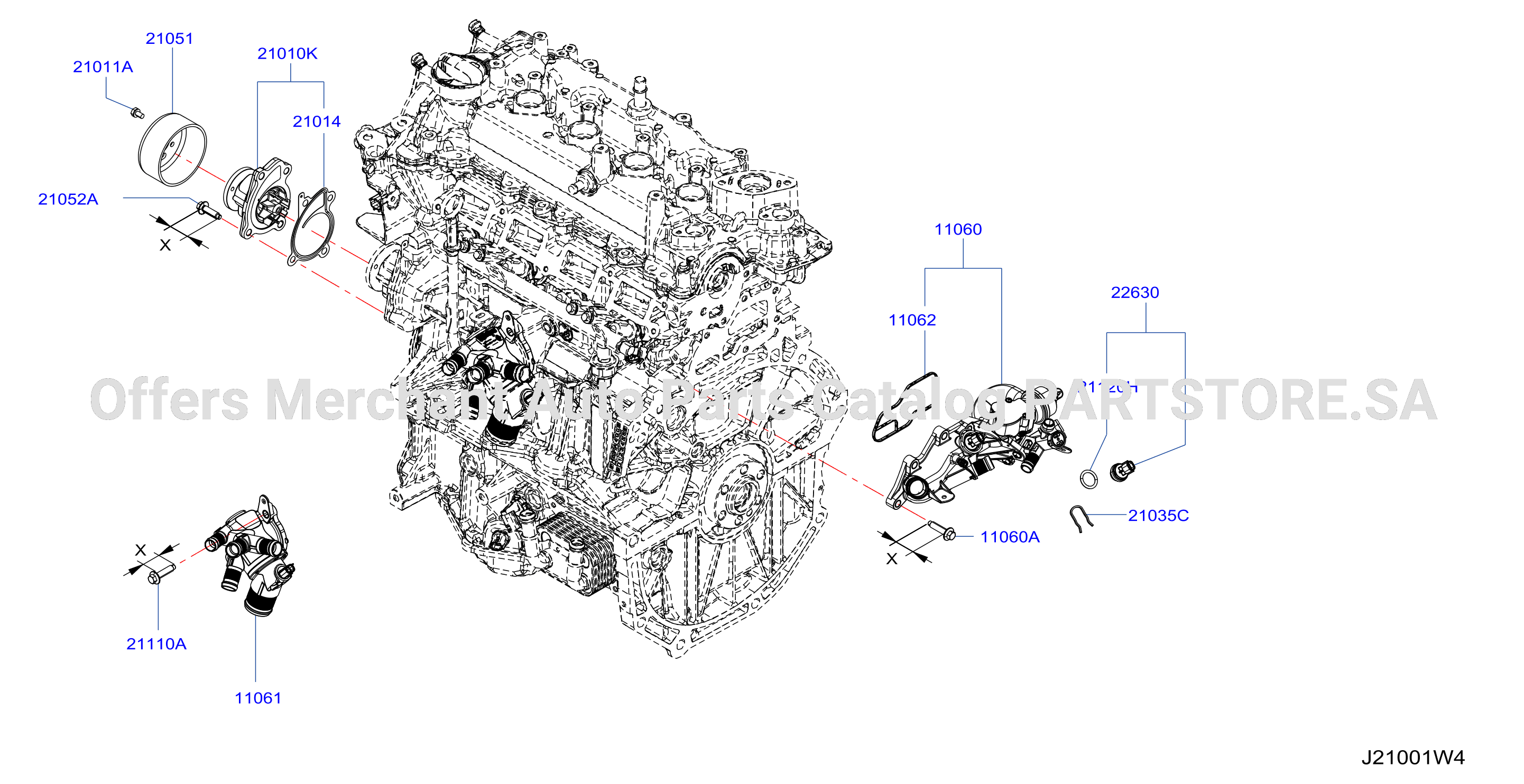 Water Pump Cooling Fan Thermostat Pump Water