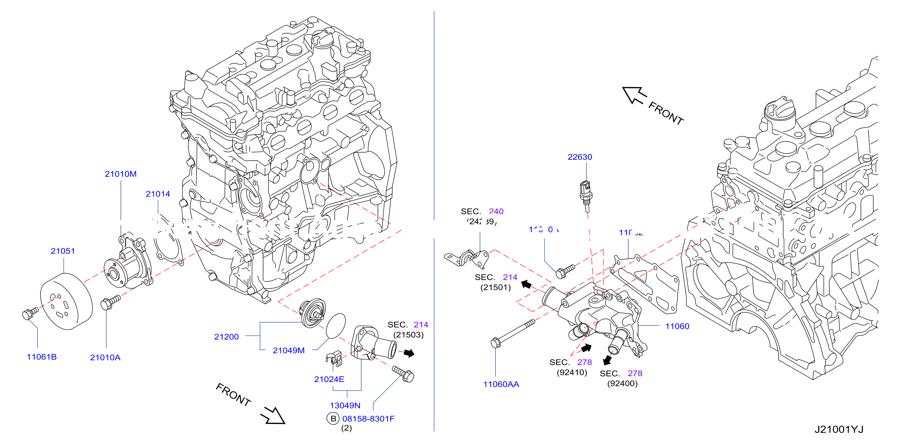 Water Pump Cooling Fan Thermostat