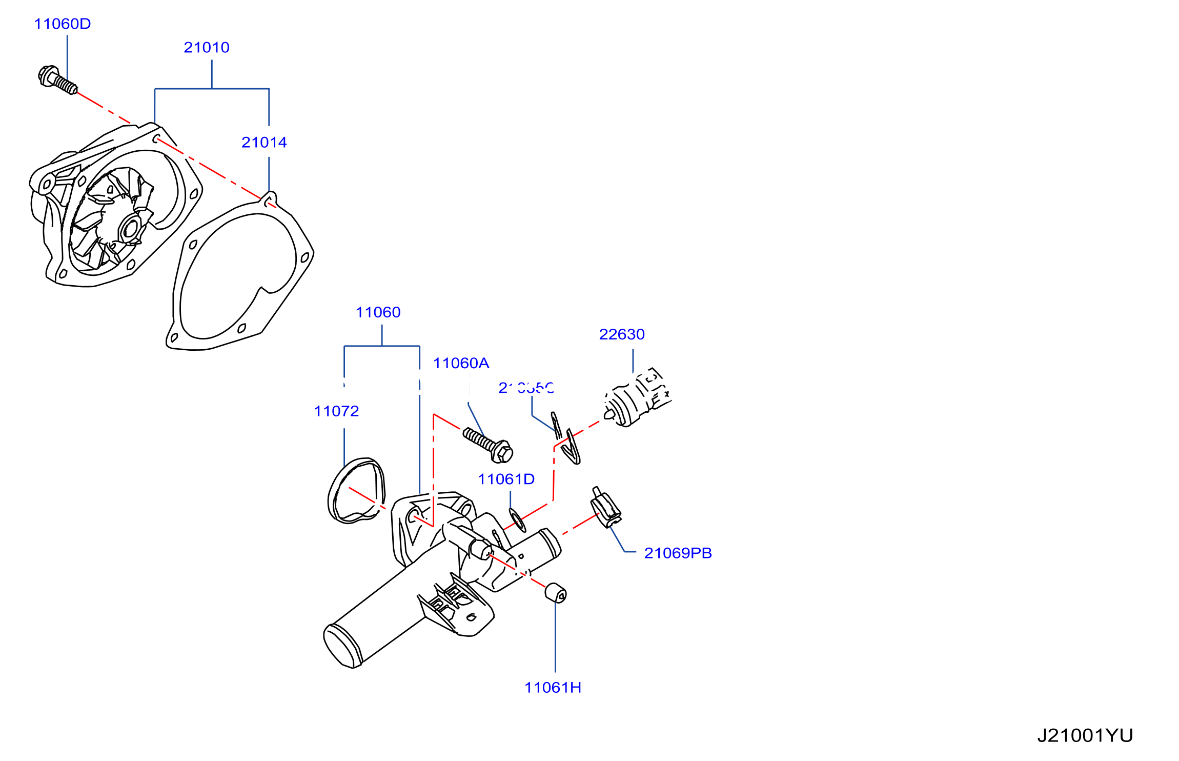 Water Pump Cooling Fan Thermostat