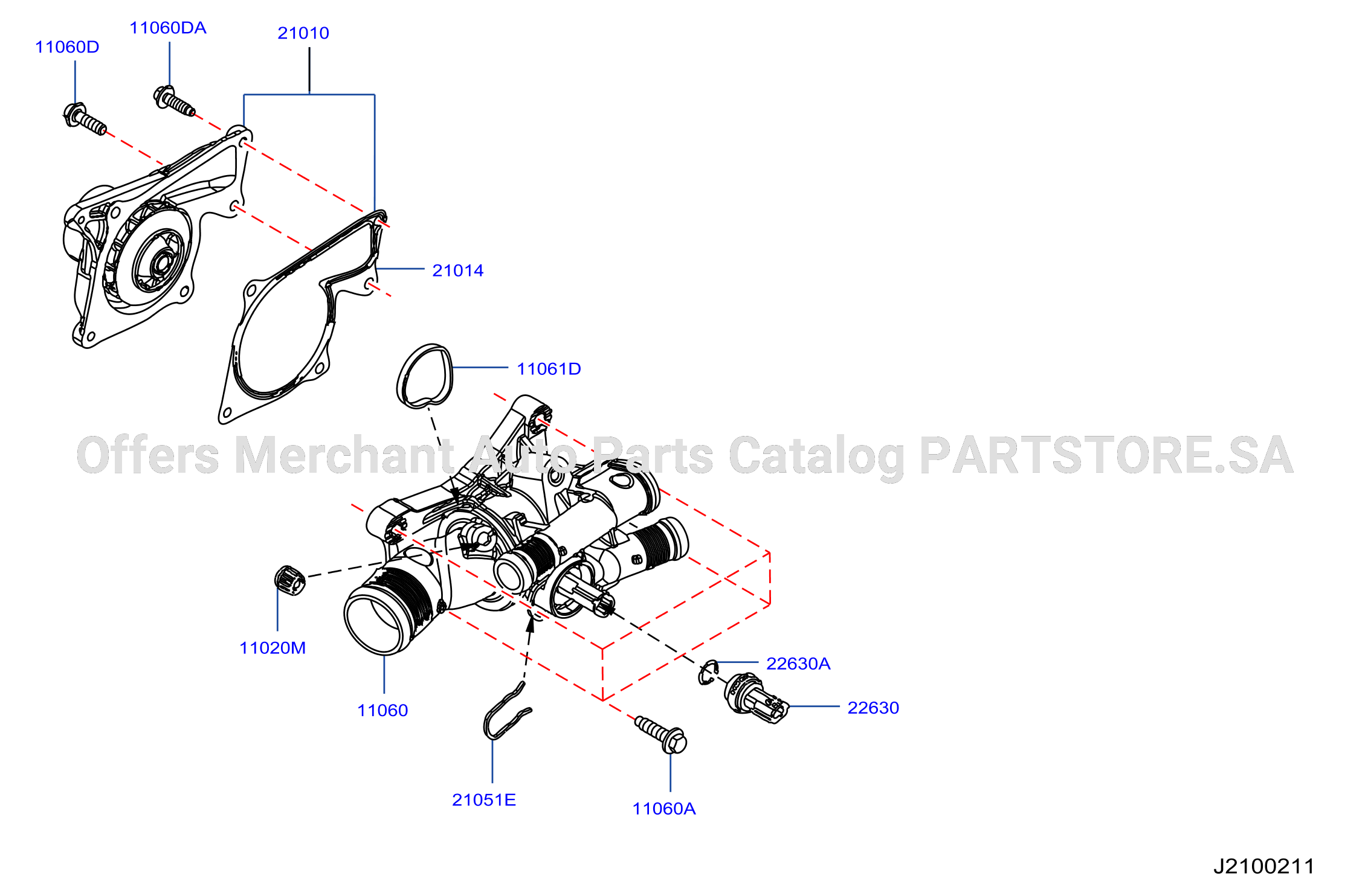 Water Pump Cooling Fan Thermostat