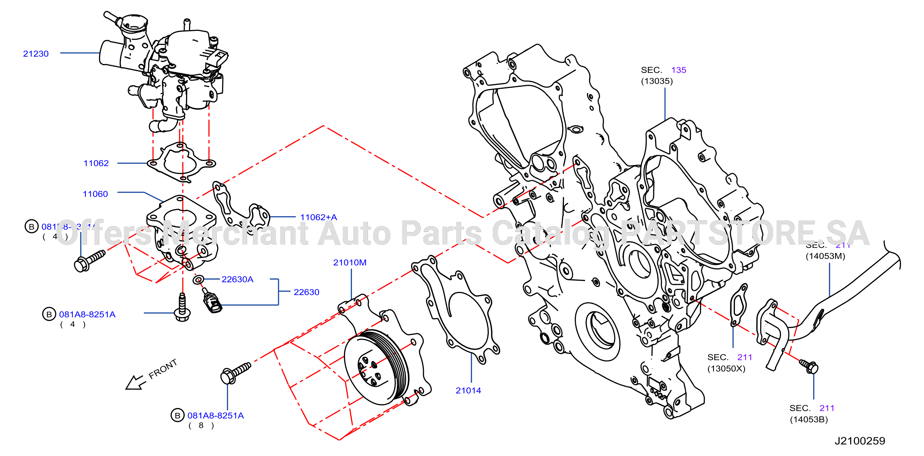 Water Pump Cooling Fan Thermostat