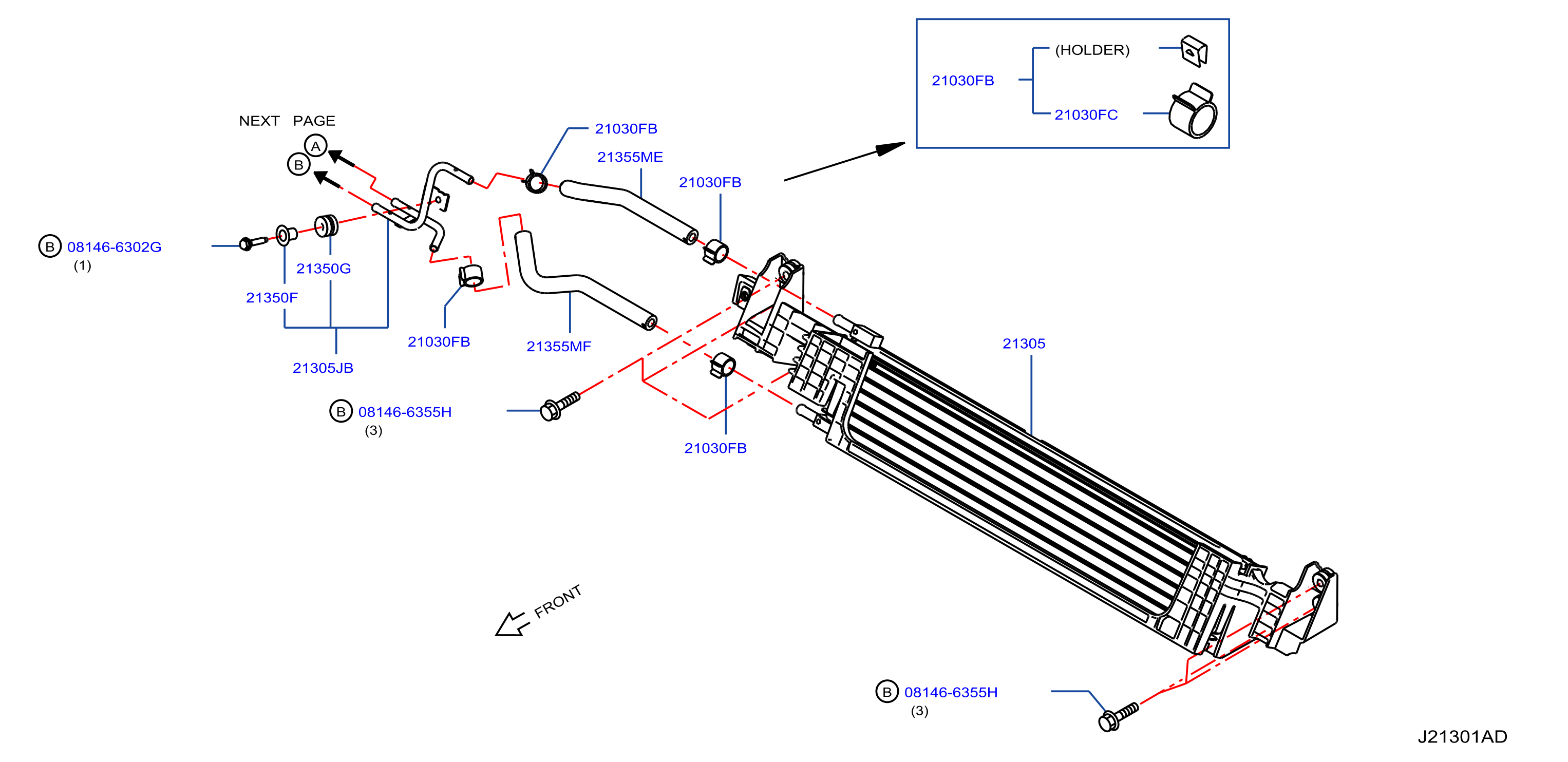 Oil Cooler Oil Cooler A / C For At