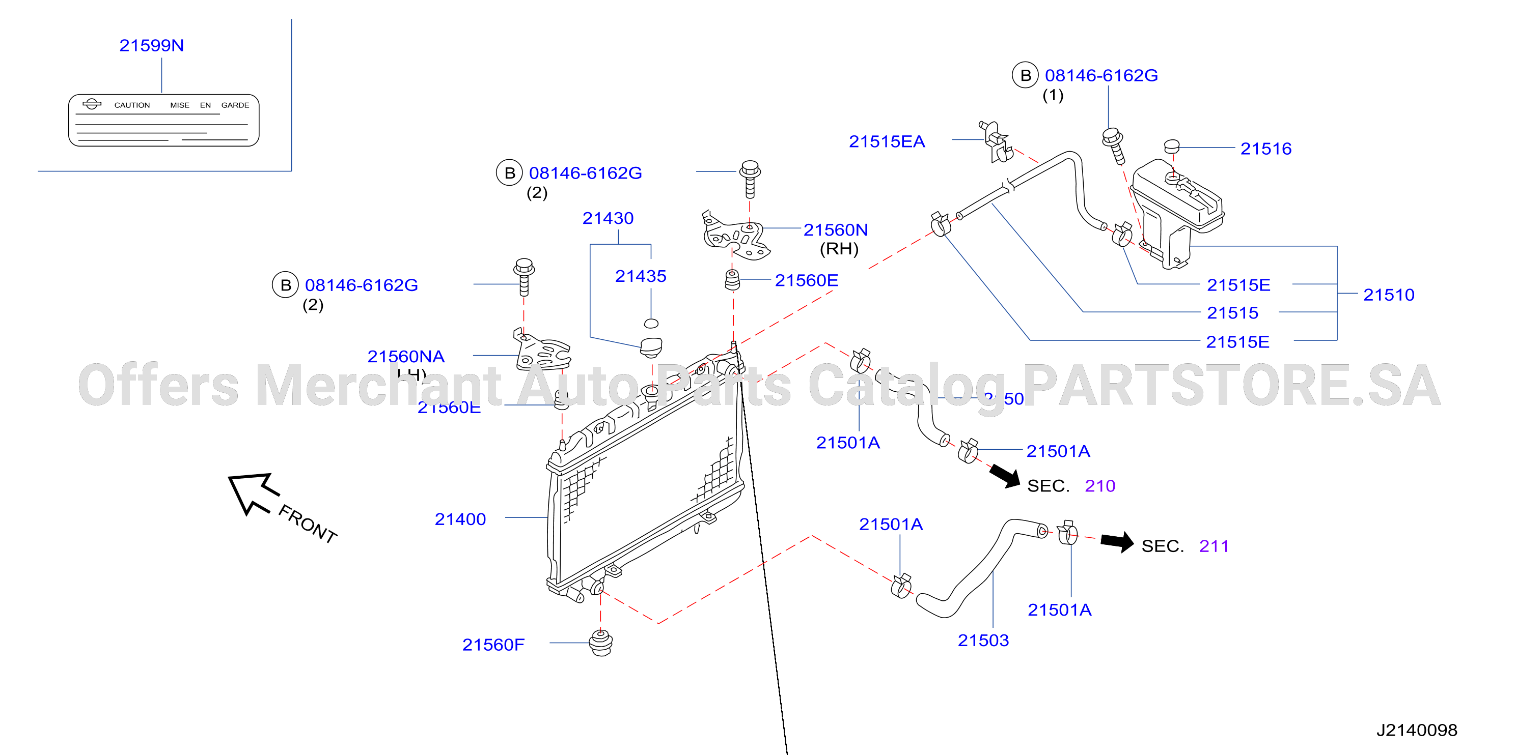 Radiator Shroud Inverter Cooling Fitting Parts