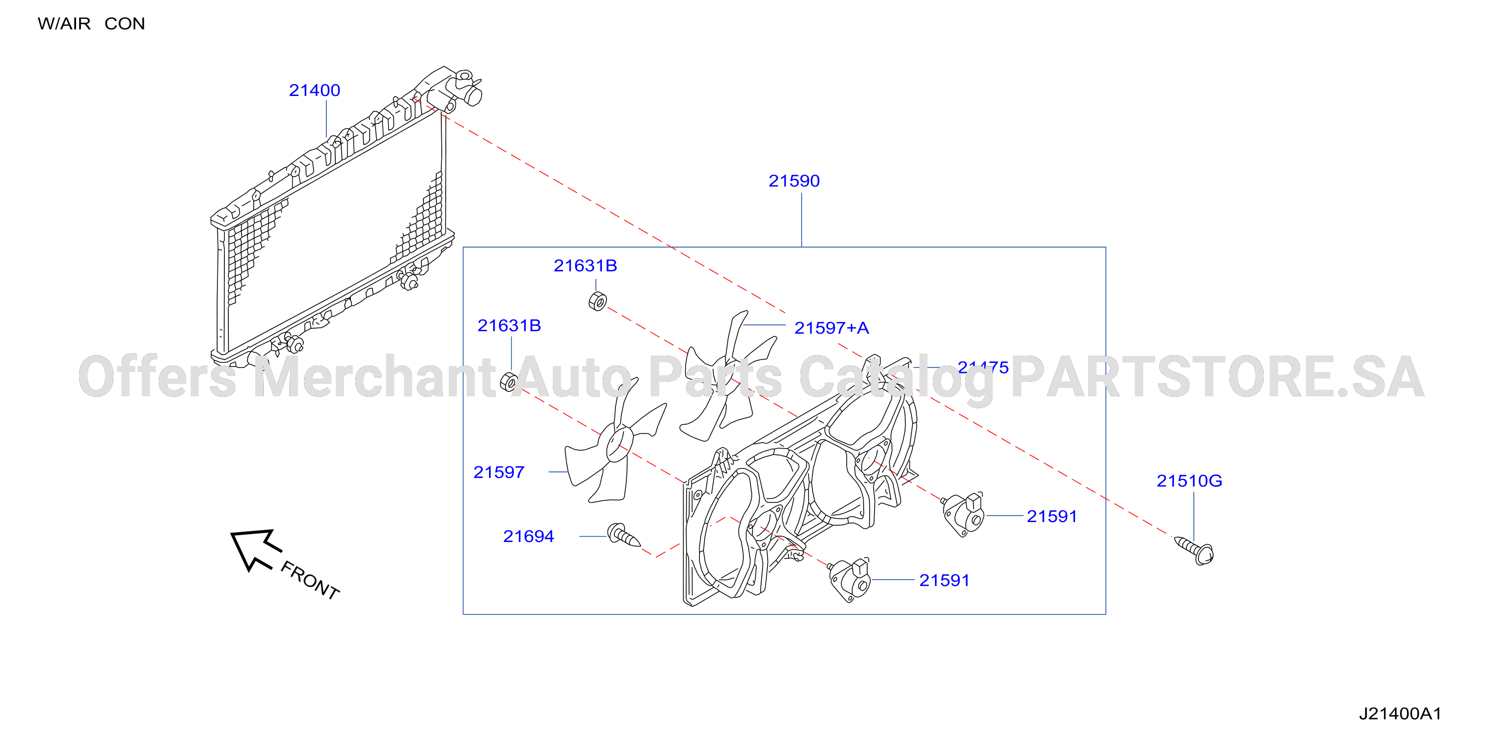Radiator Shroud Inverter Cooling Shroud