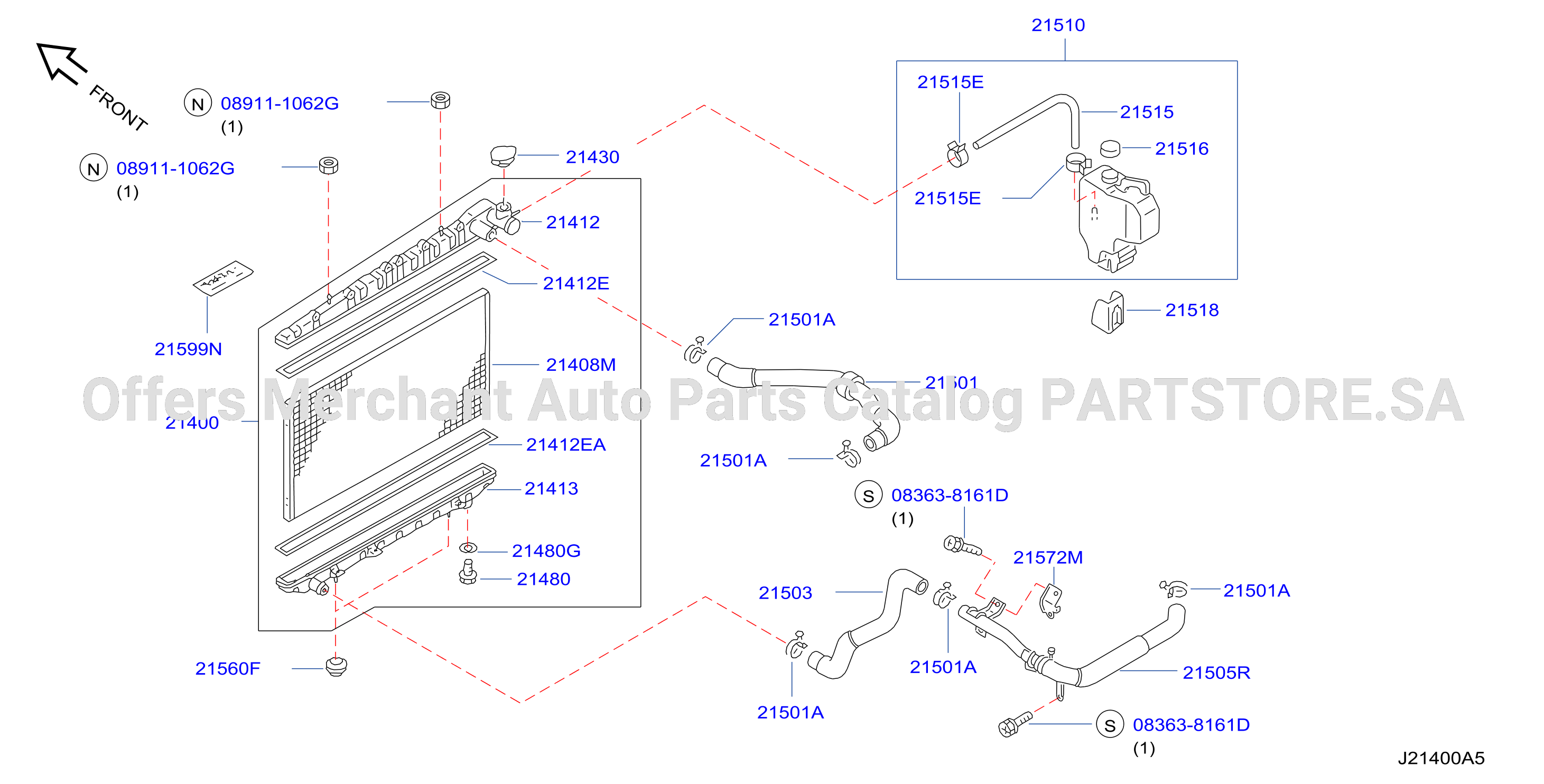 Radiator Shroud Inverter Cooling Radiator