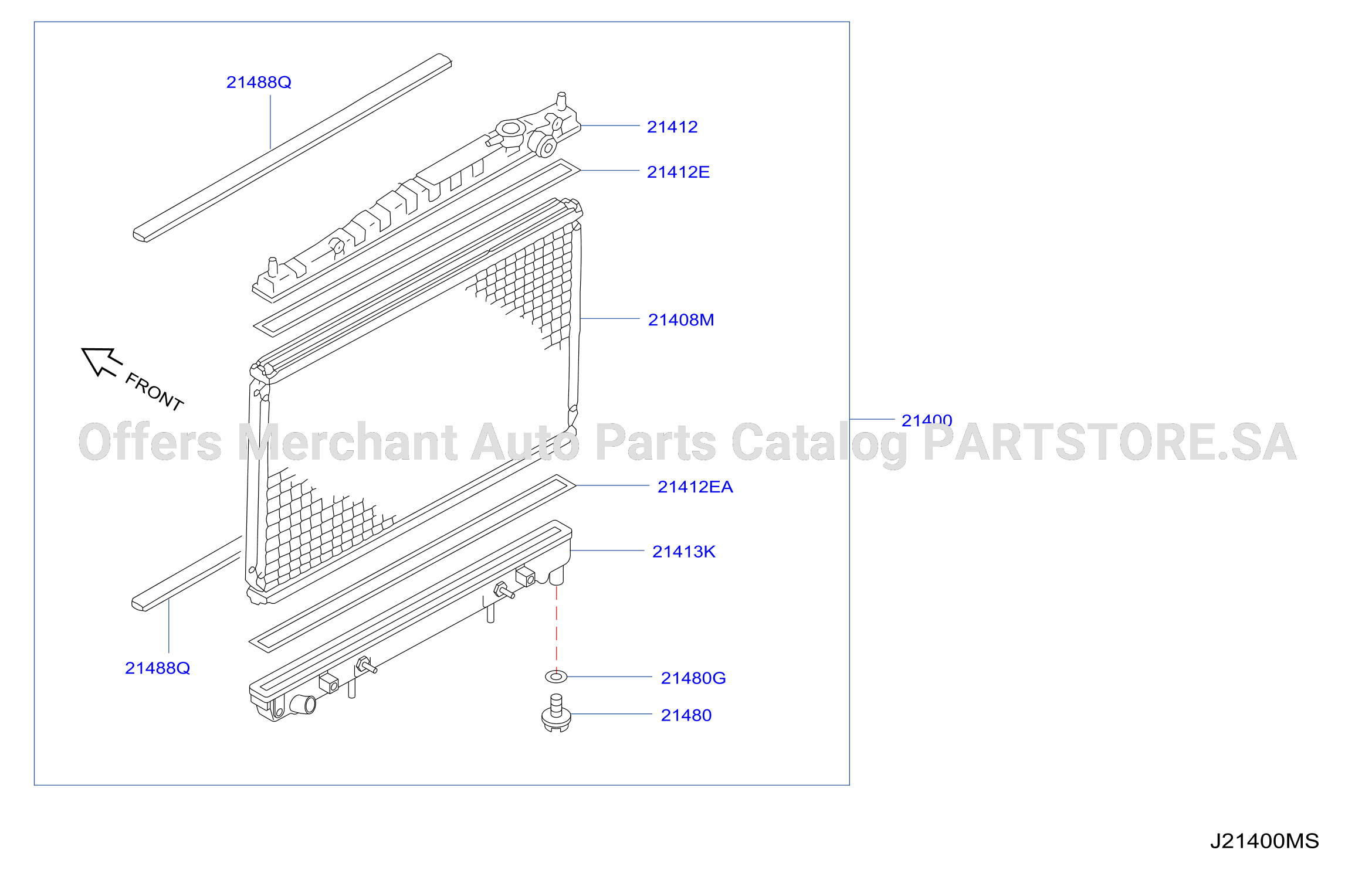 Radiator Shroud Inverter Cooling Radiator Assy