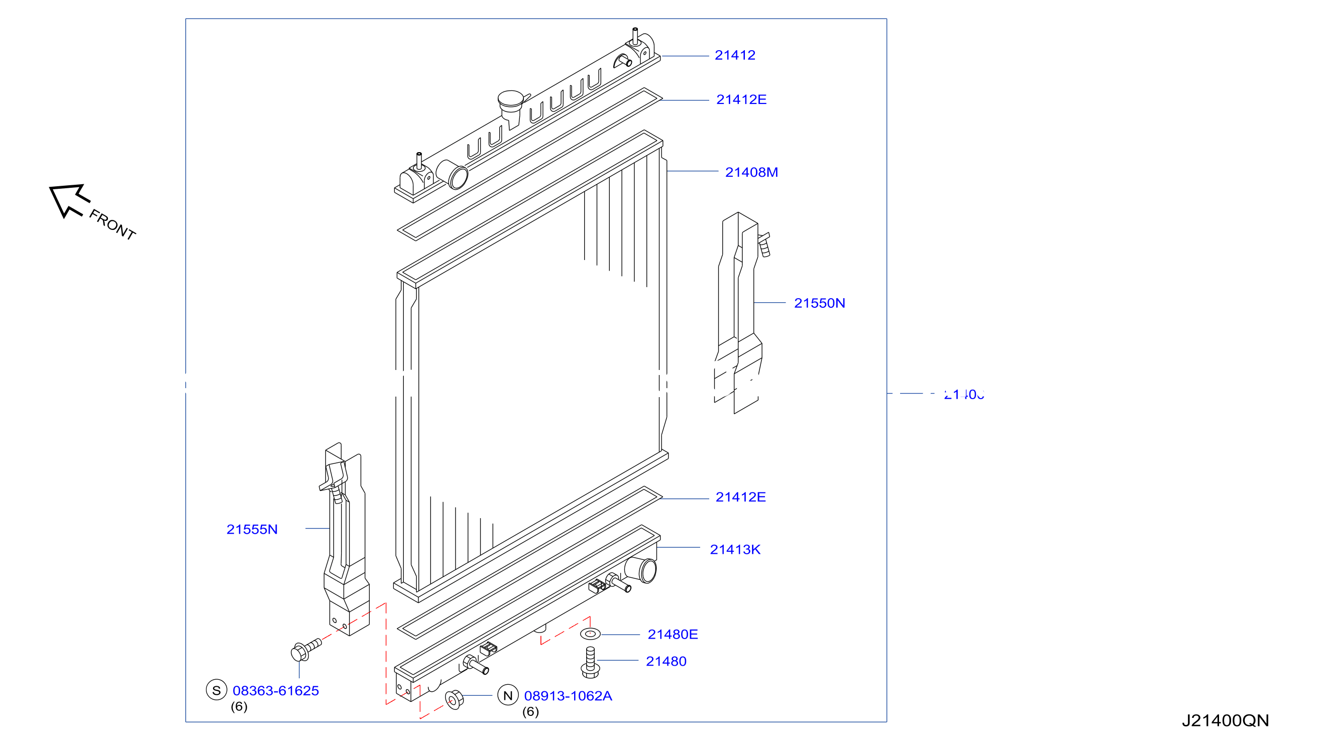 Radiator Shroud Inverter Cooling Radiator