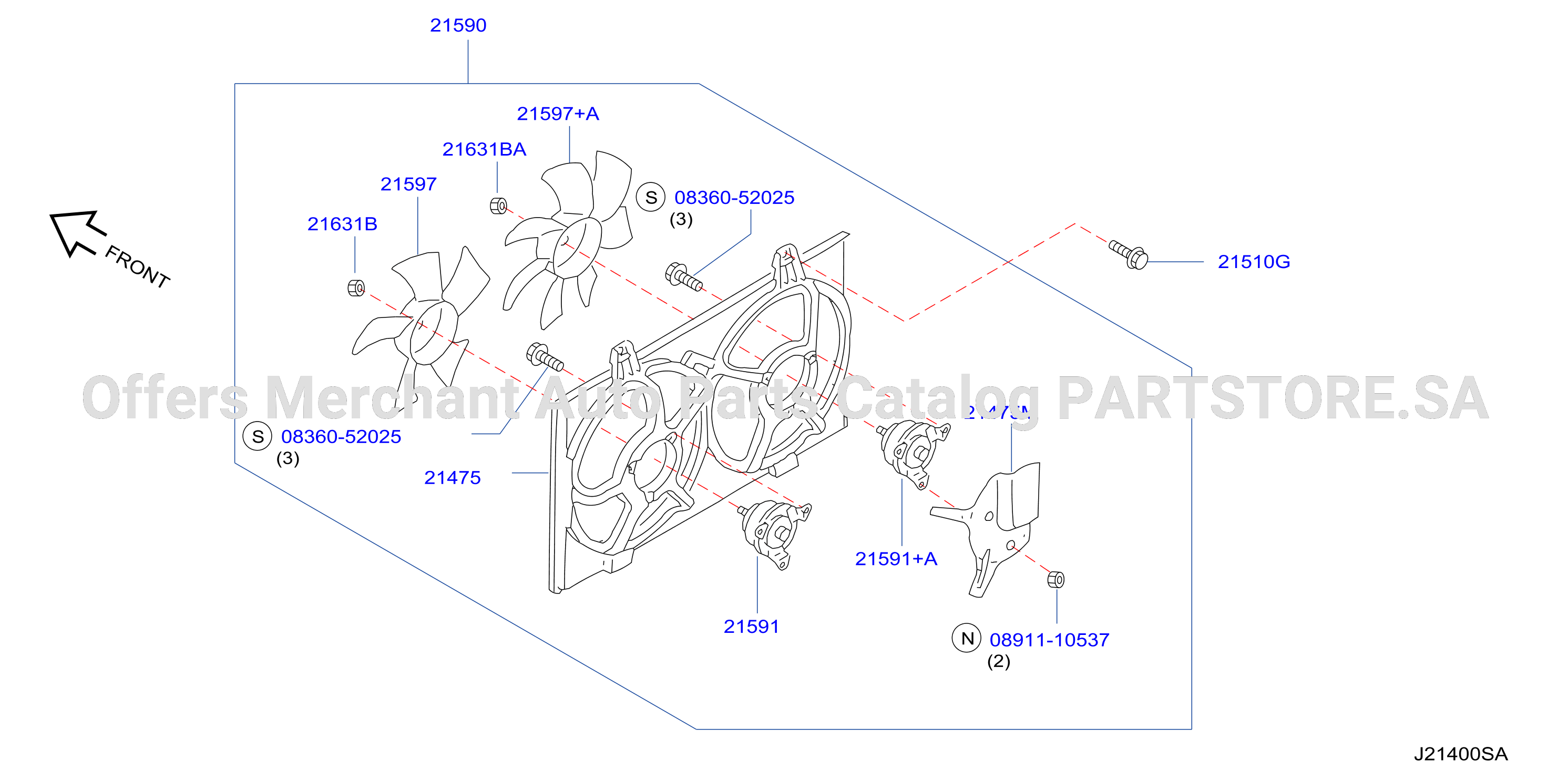 Radiator Shroud Inverter Cooling Shroud