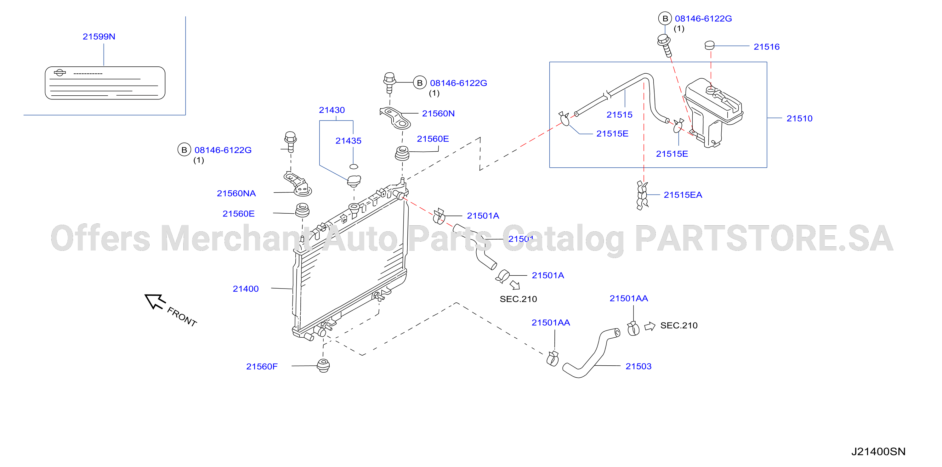 Radiator Shroud Inverter Cooling Fitting Parts