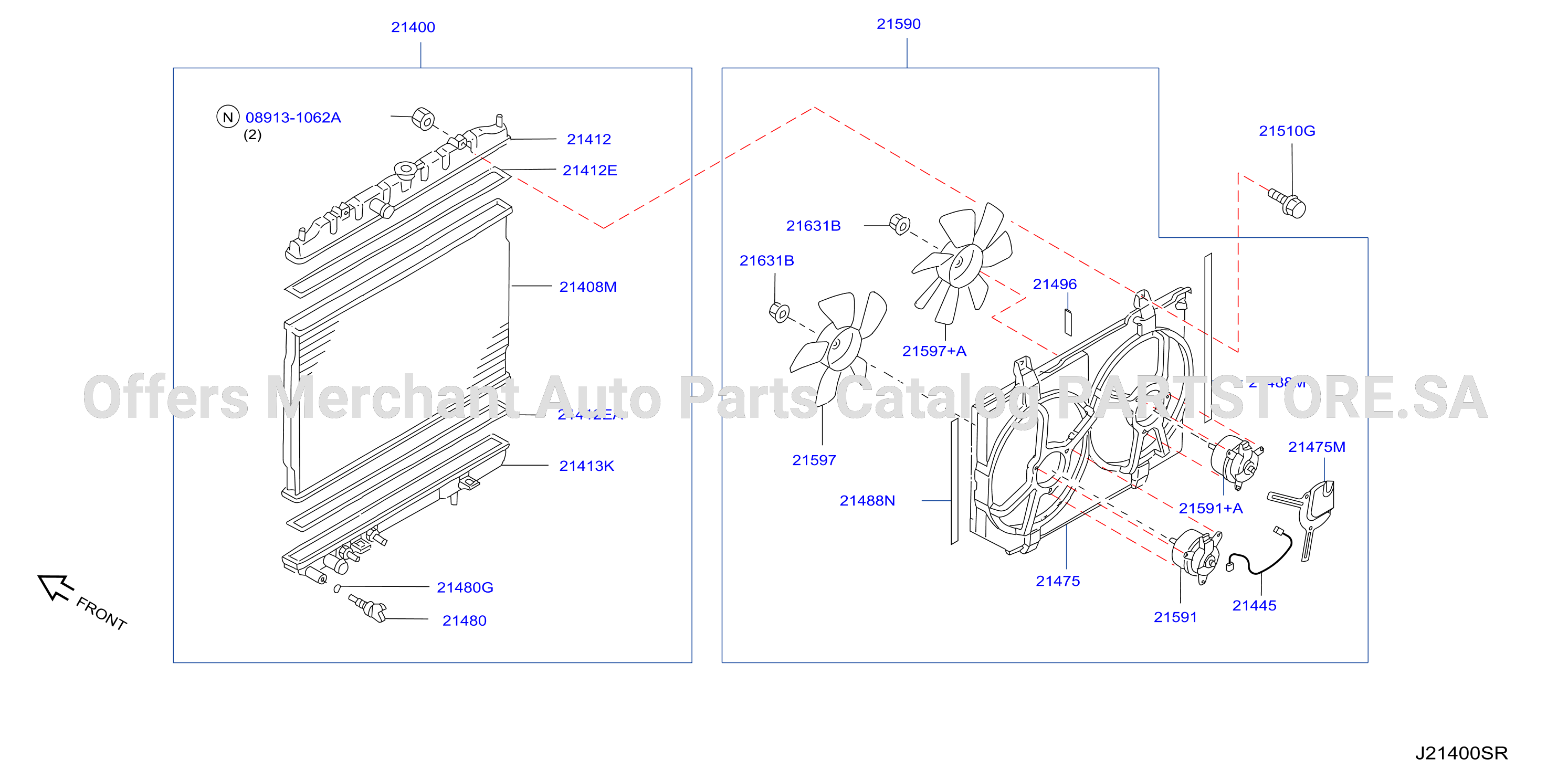 Radiator Shroud Inverter Cooling Radiator