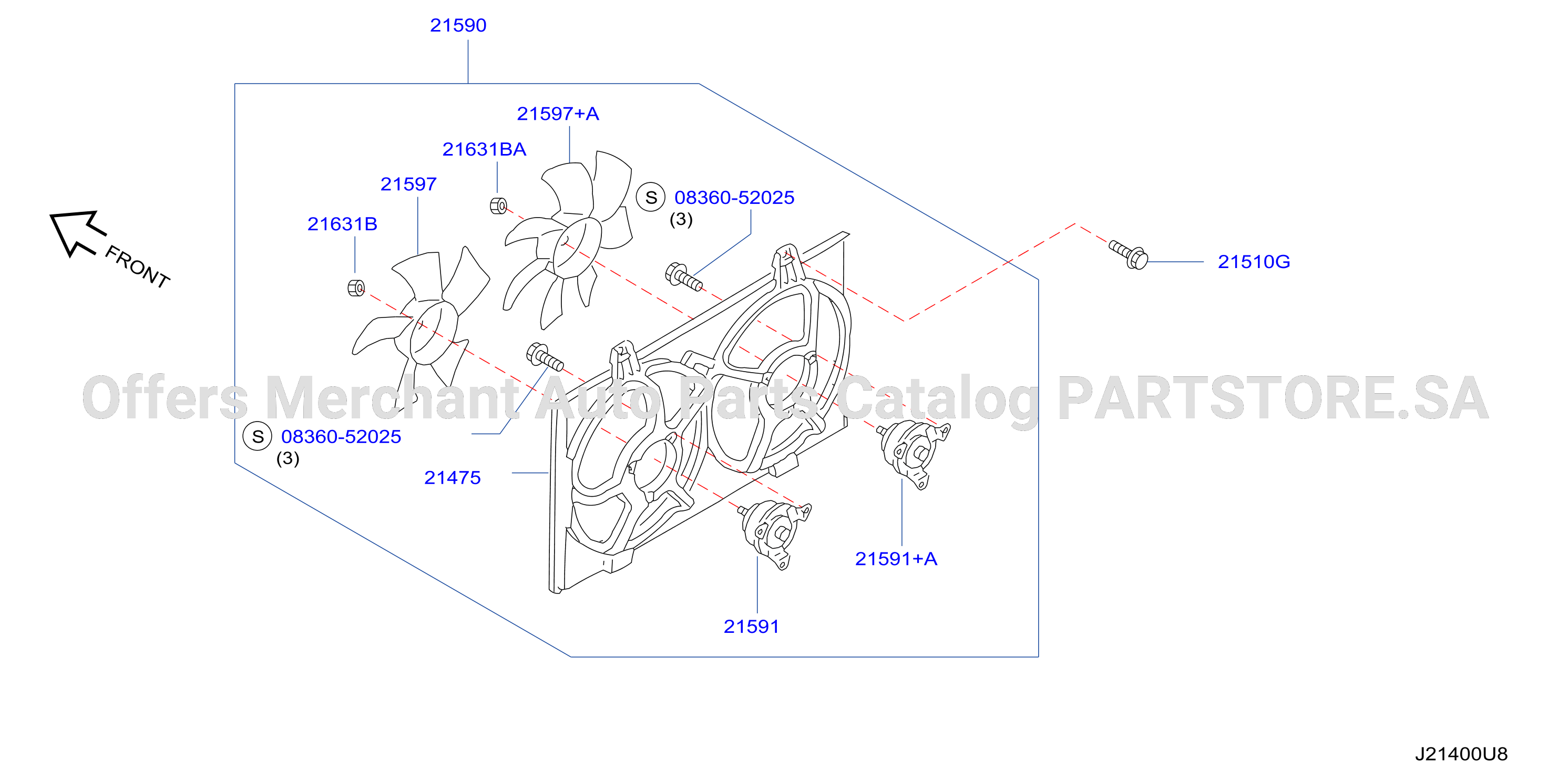 Radiator Shroud Inverter Cooling Shroud