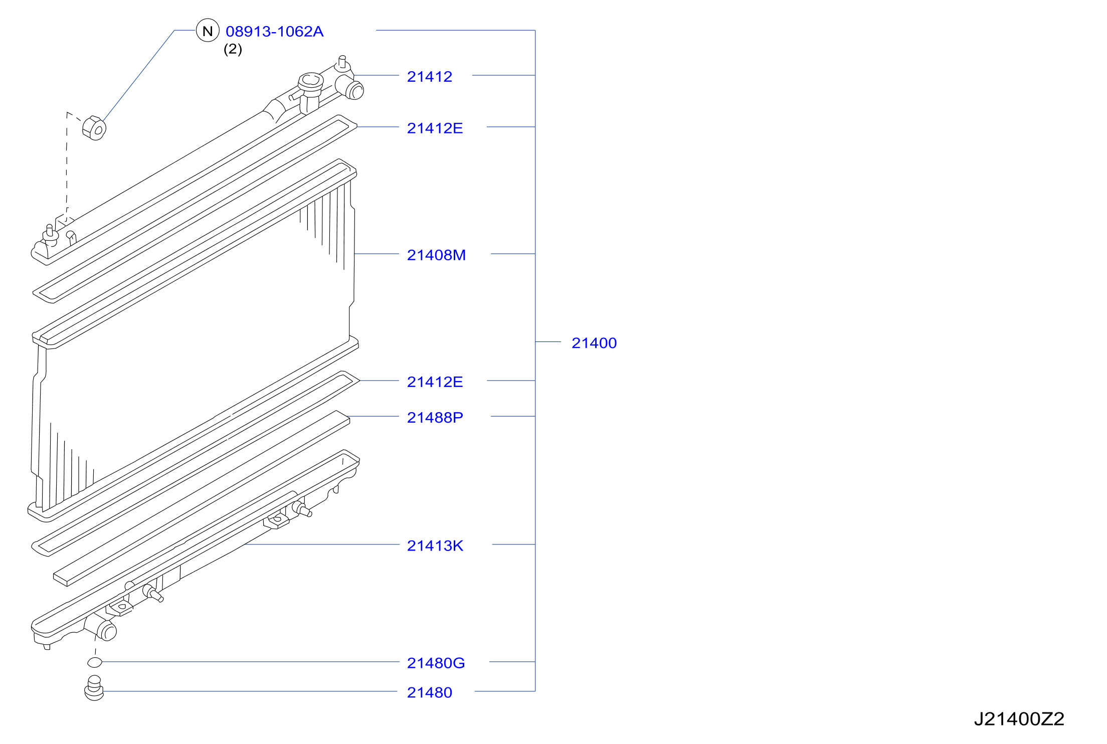 Radiator Shroud Inverter Cooling Radiator