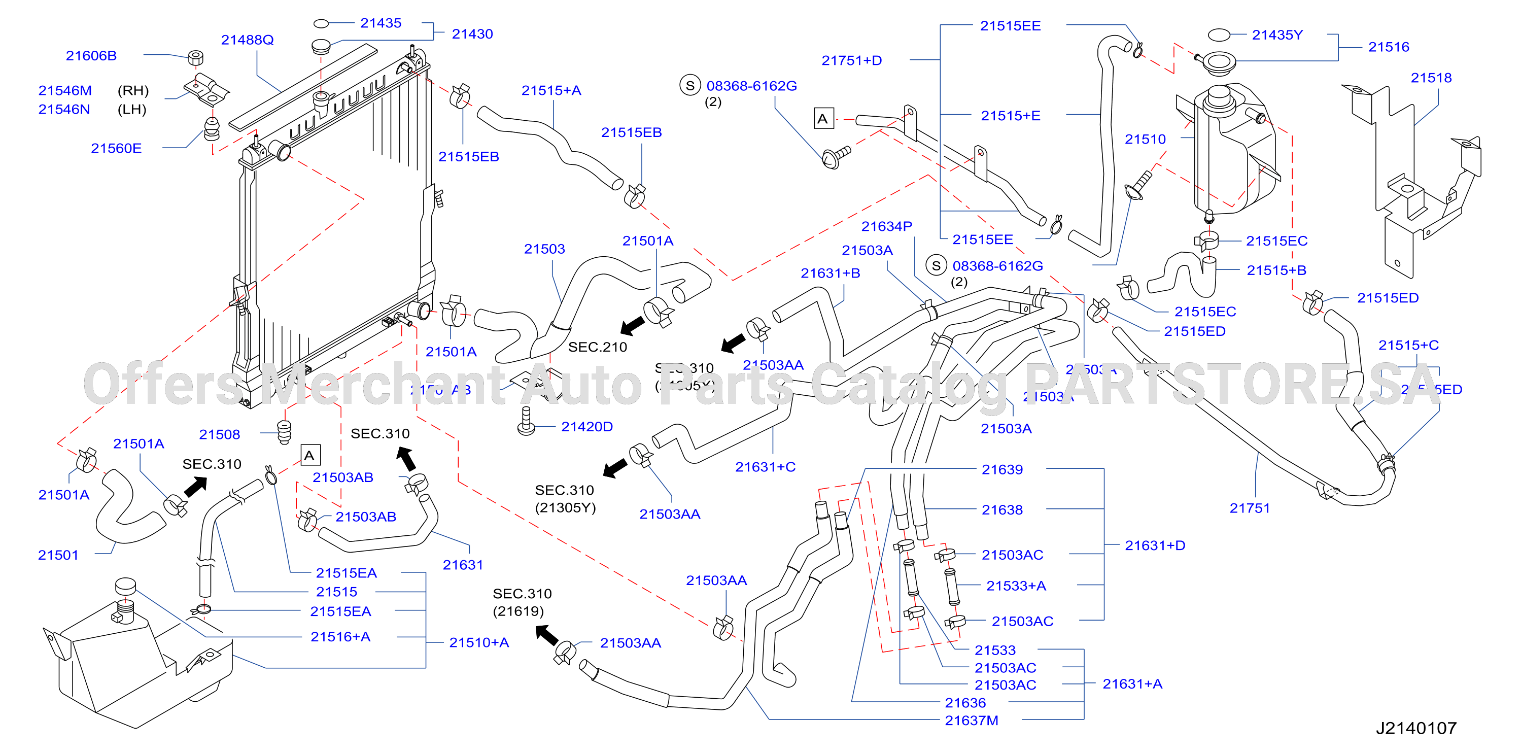 Radiator Shroud Inverter Cooling Fitting Parts 1