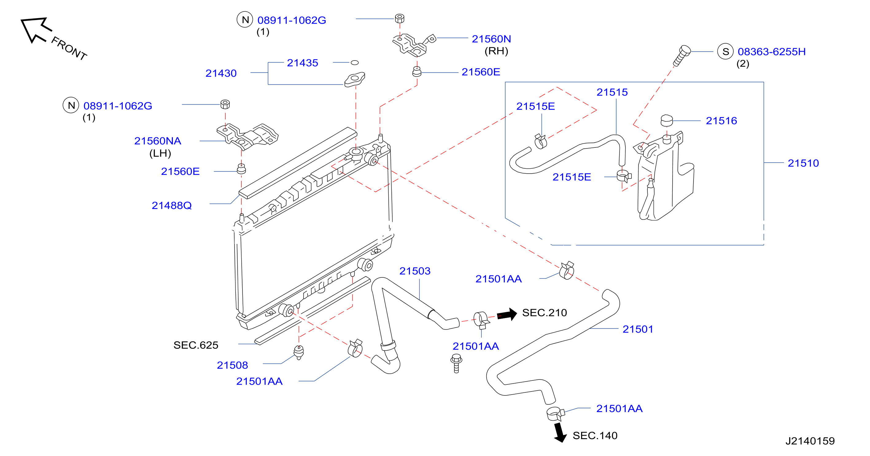 Radiator Shroud Inverter Cooling Fitting Parts