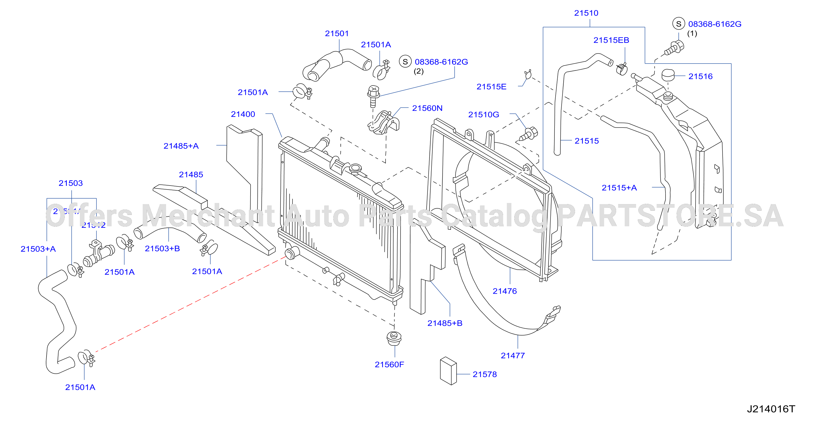Radiator Shroud Inverter Cooling Fitting Parts