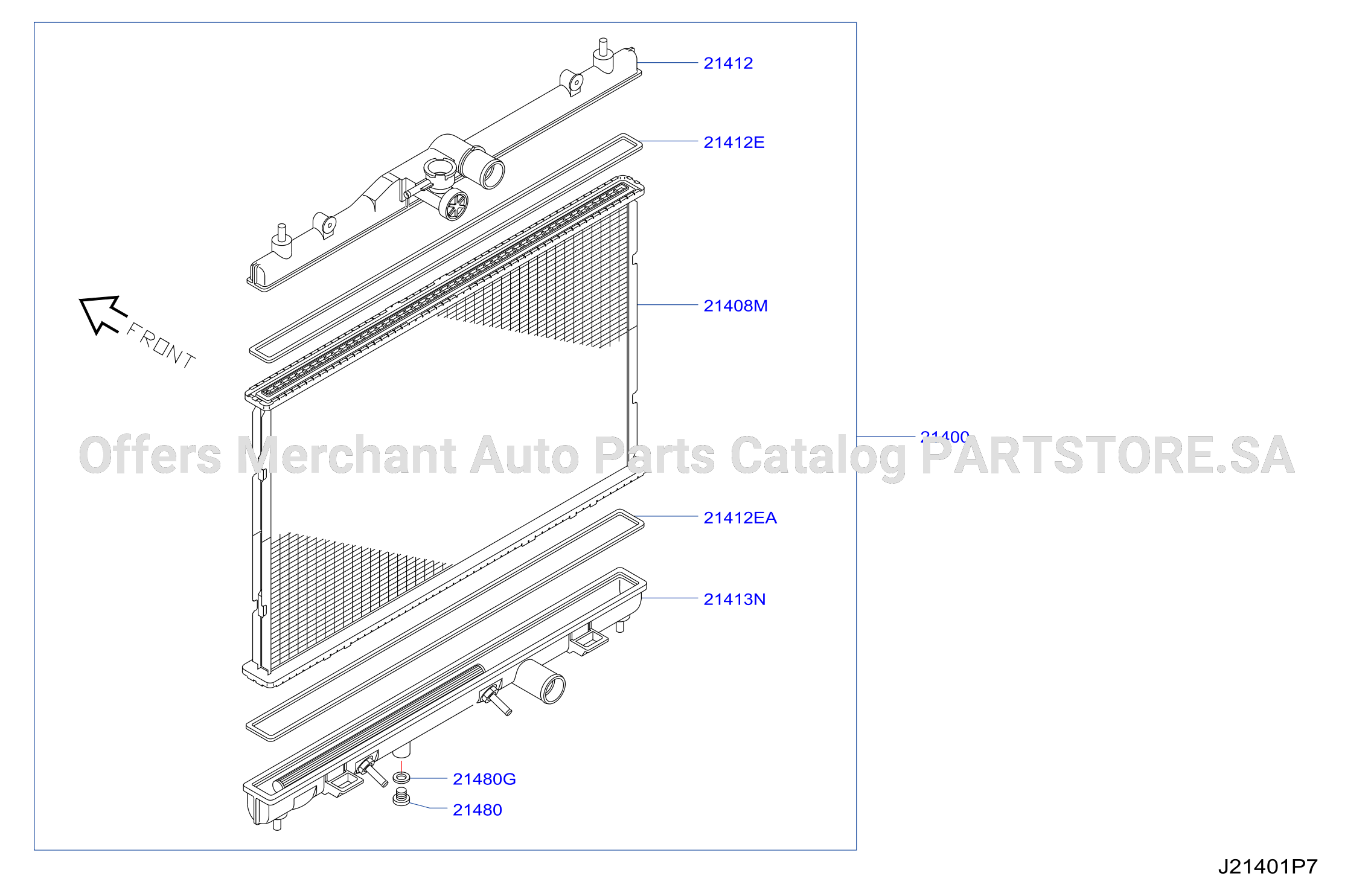 Radiator Shroud Inverter Cooling Radiator