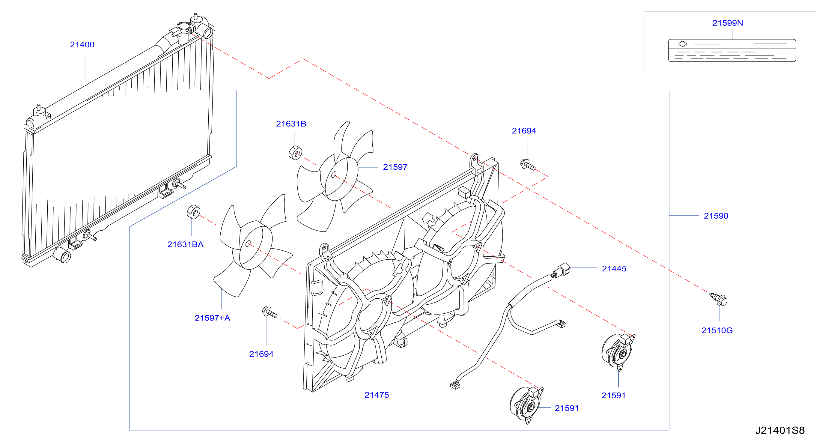 Radiator Shroud Inverter Cooling Shroud