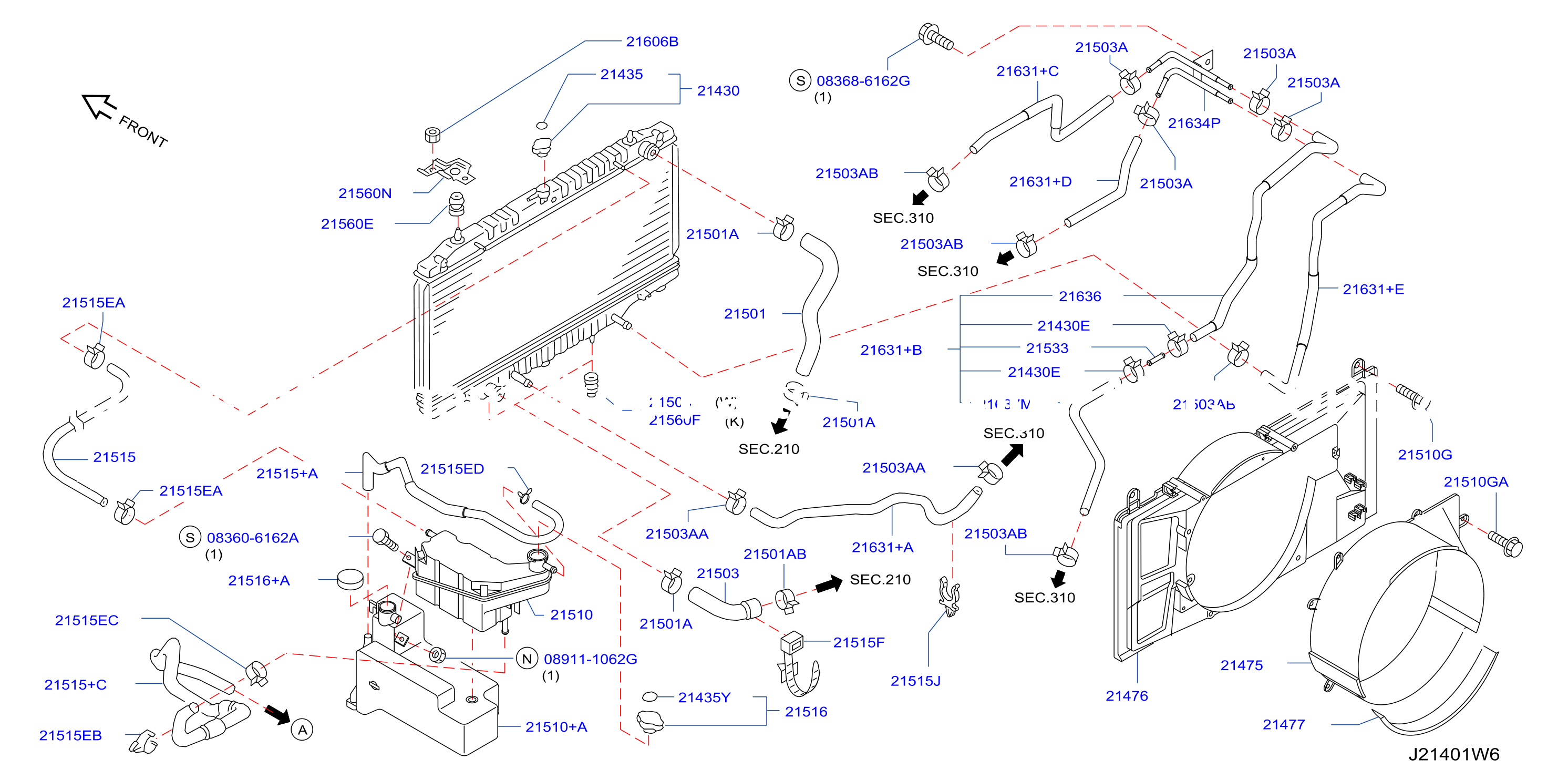 Radiator Shroud Inverter Cooling Fitting Parts