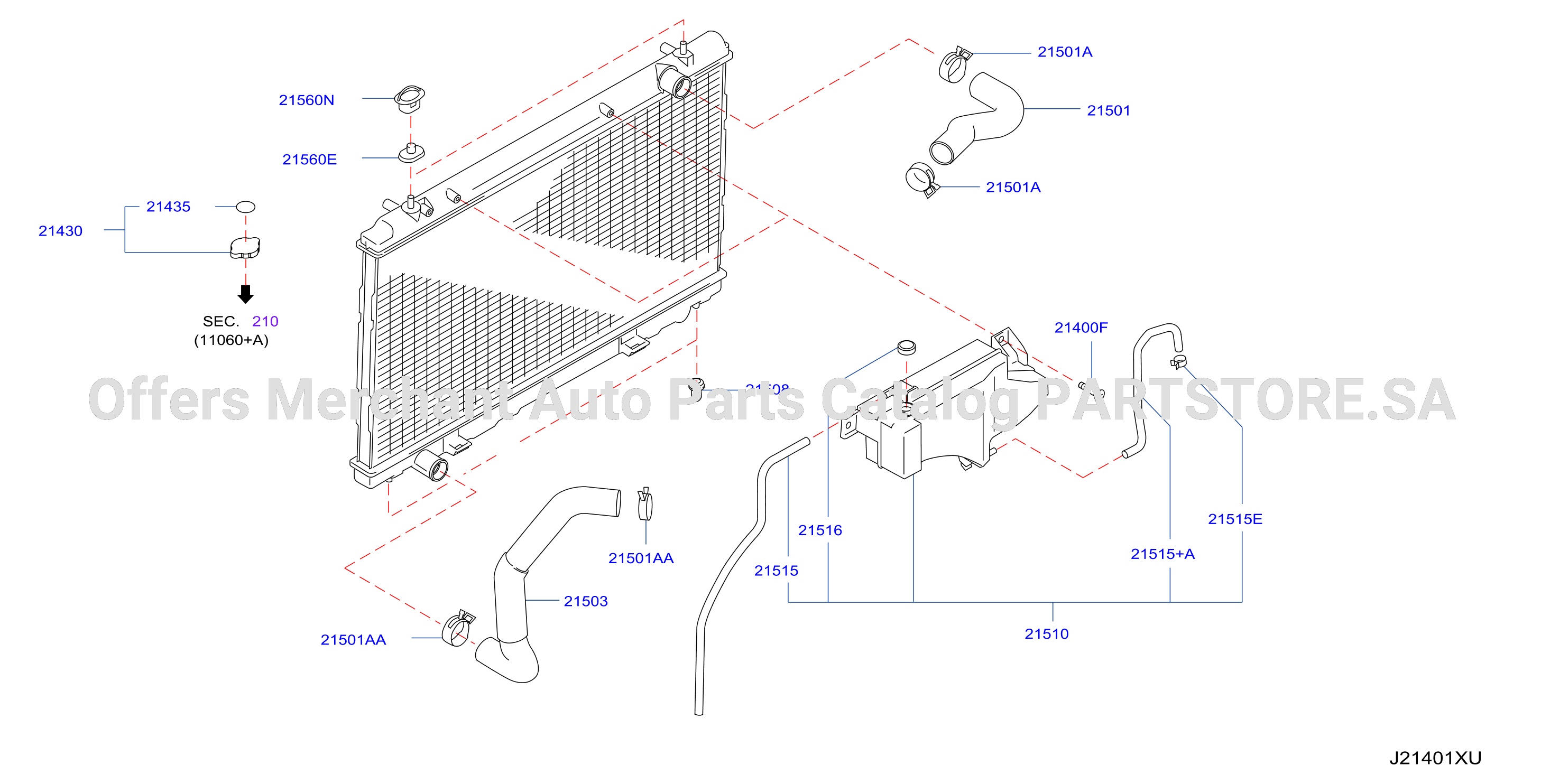 Radiator Shroud Inverter Cooling Fitting Parts