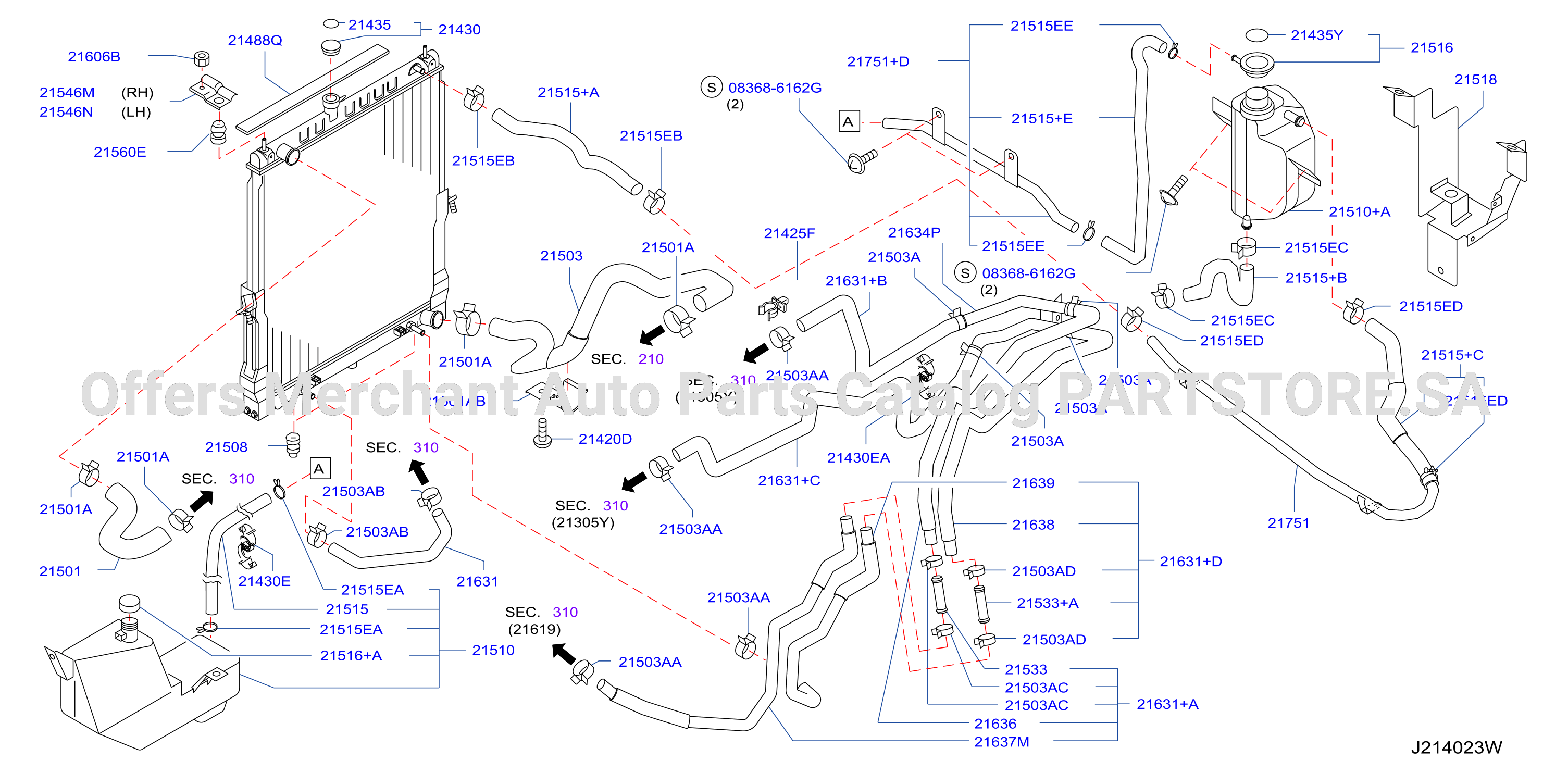 Radiator Shroud Inverter Cooling Fitting Parts 1