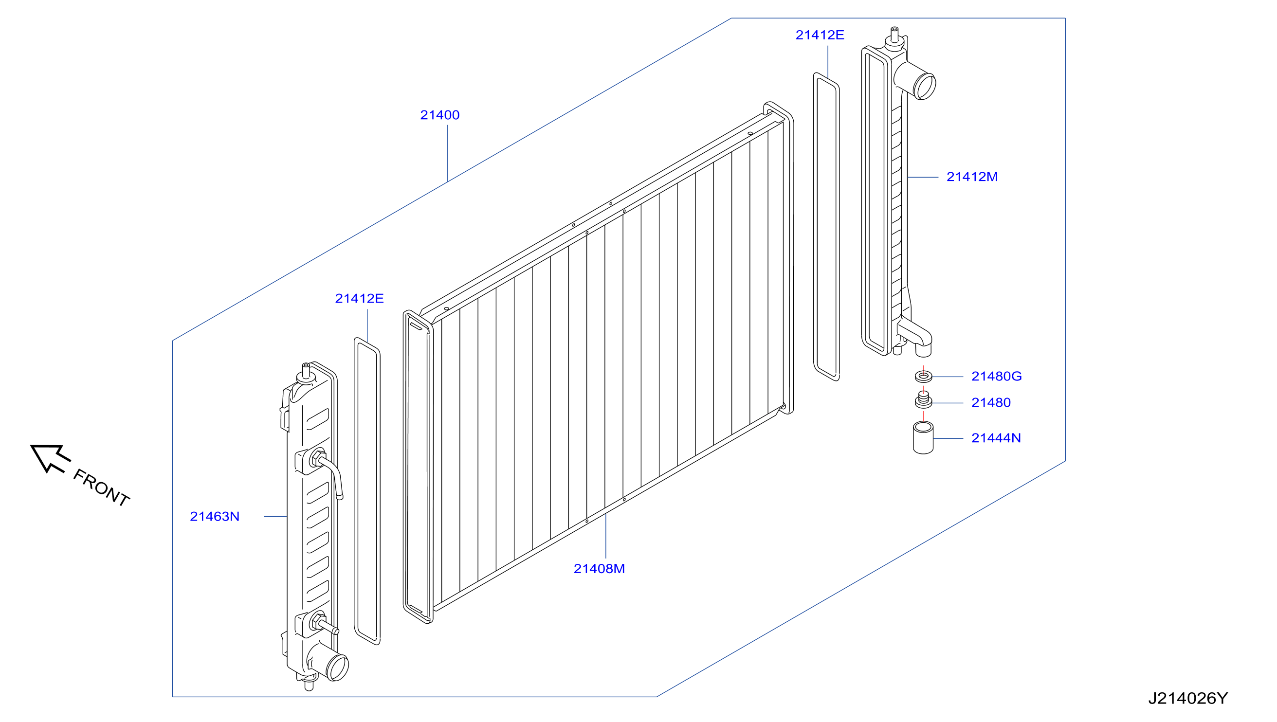 Radiator Shroud Inverter Cooling Radiator
