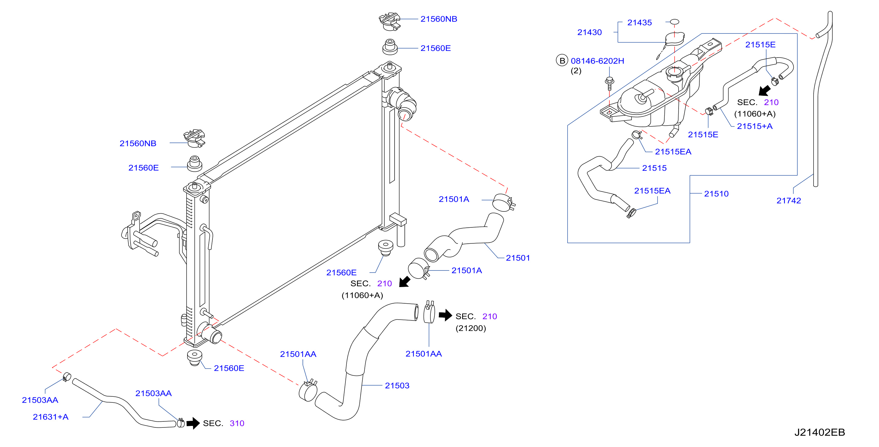 Radiator Shroud Inverter Cooling Fitting Parts