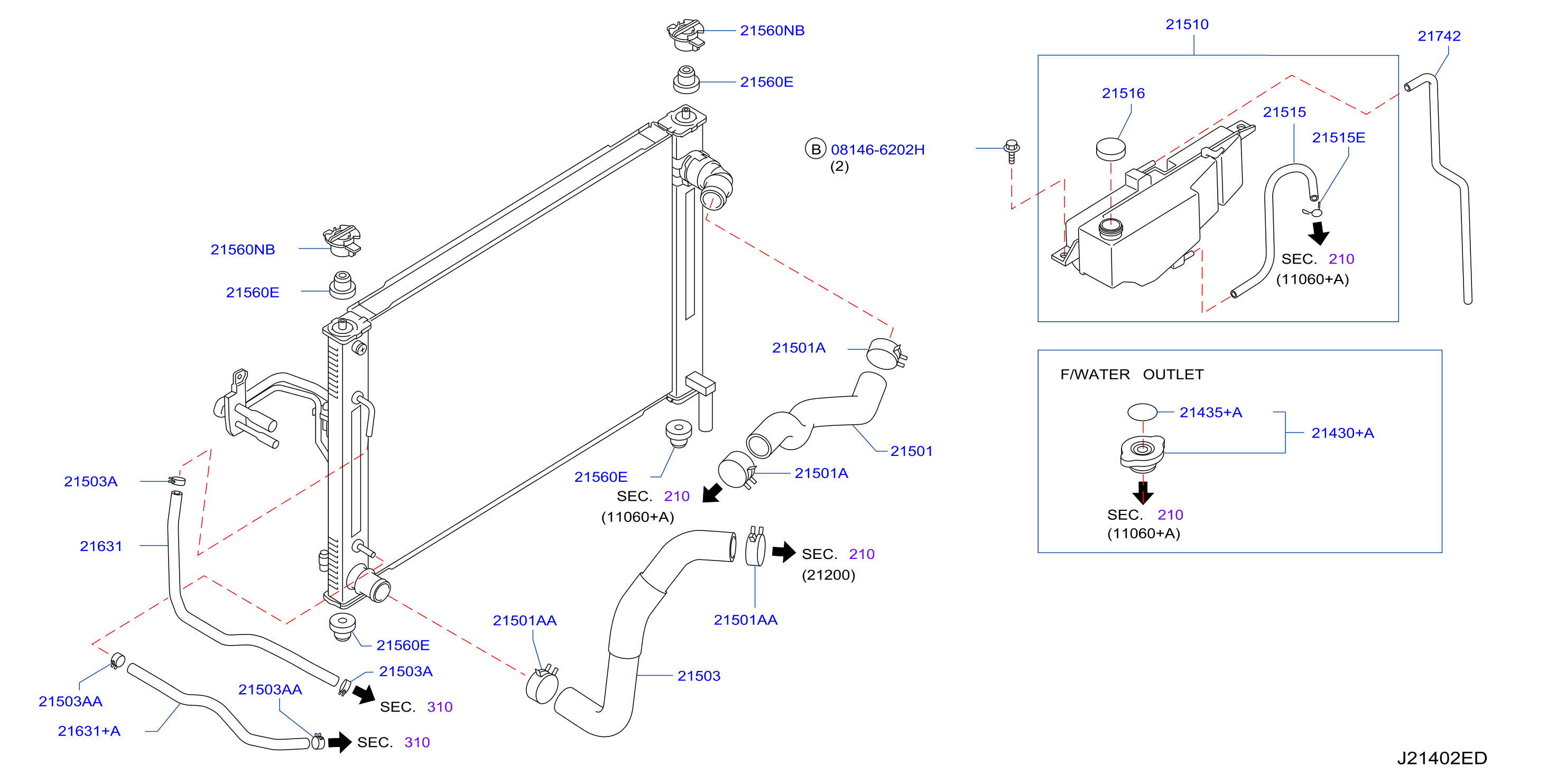 Radiator Shroud Inverter Cooling Fitting Parts