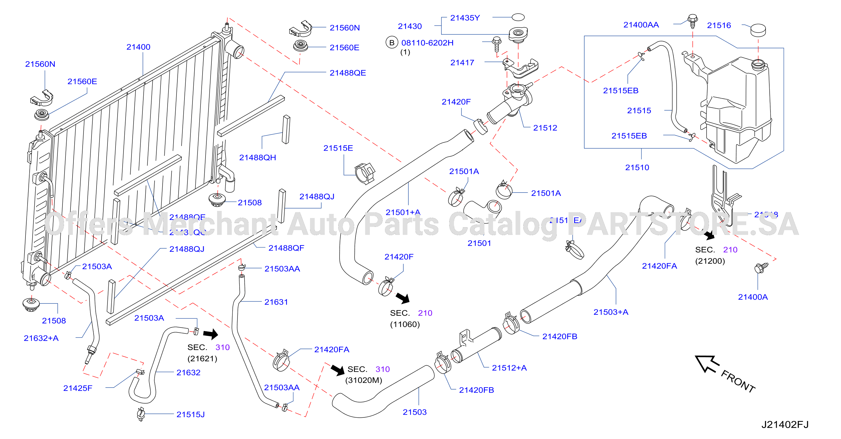 Radiator Shroud Inverter Cooling Fitting Parts