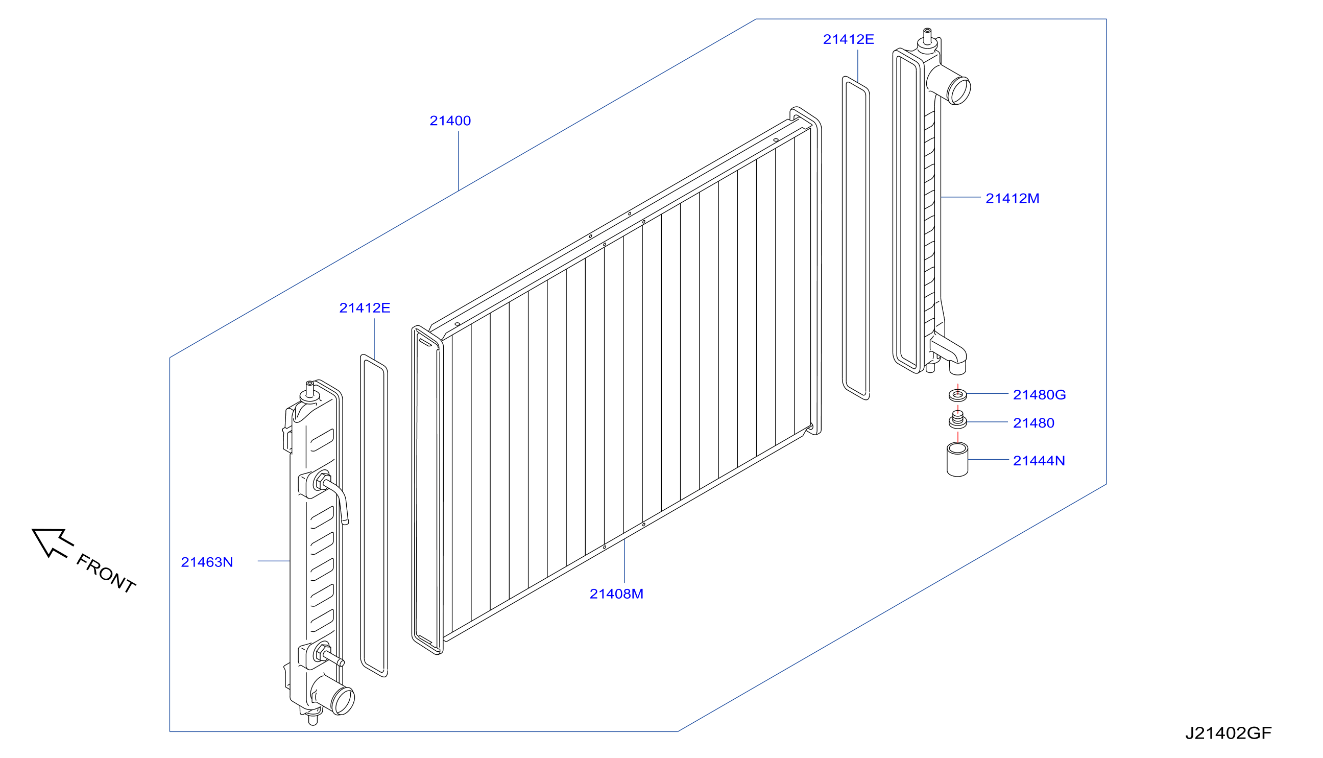 Radiator Shroud Inverter Cooling Radiator